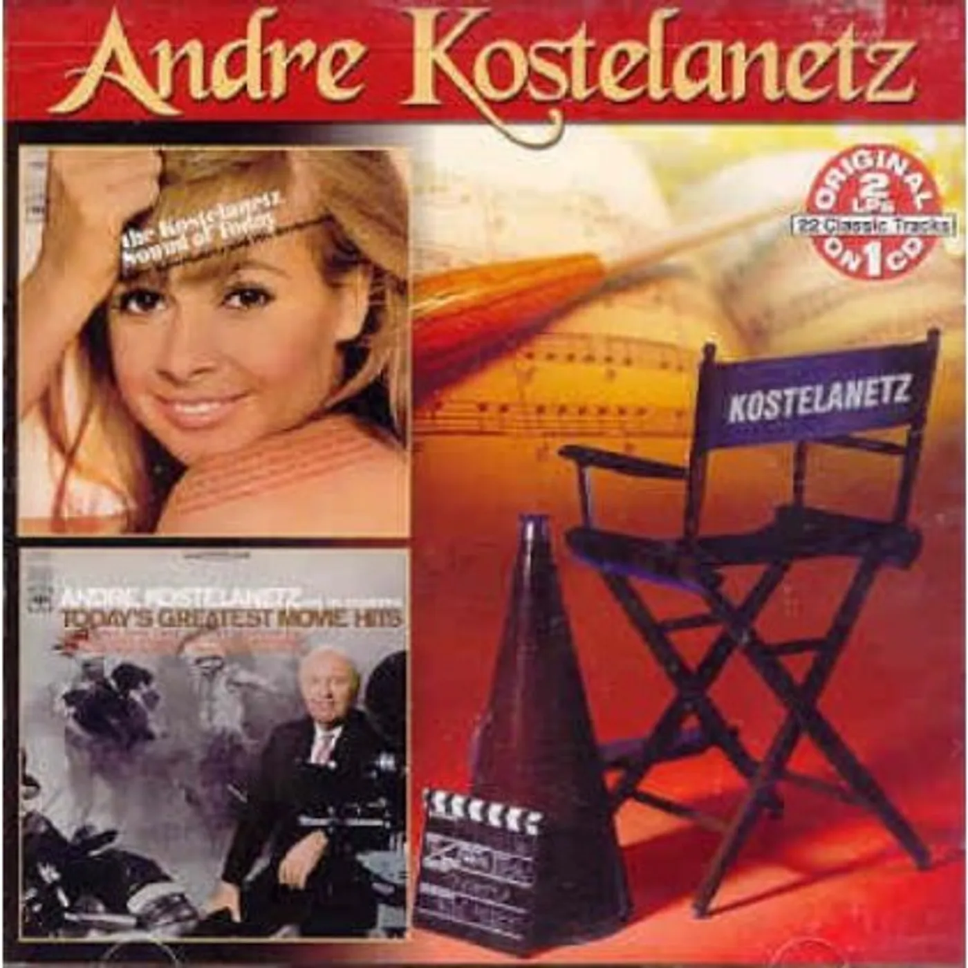 Andre Kostelanetz SOUNDS OF TODAY: TODAY'S GREATEST MOVIE HITS CD