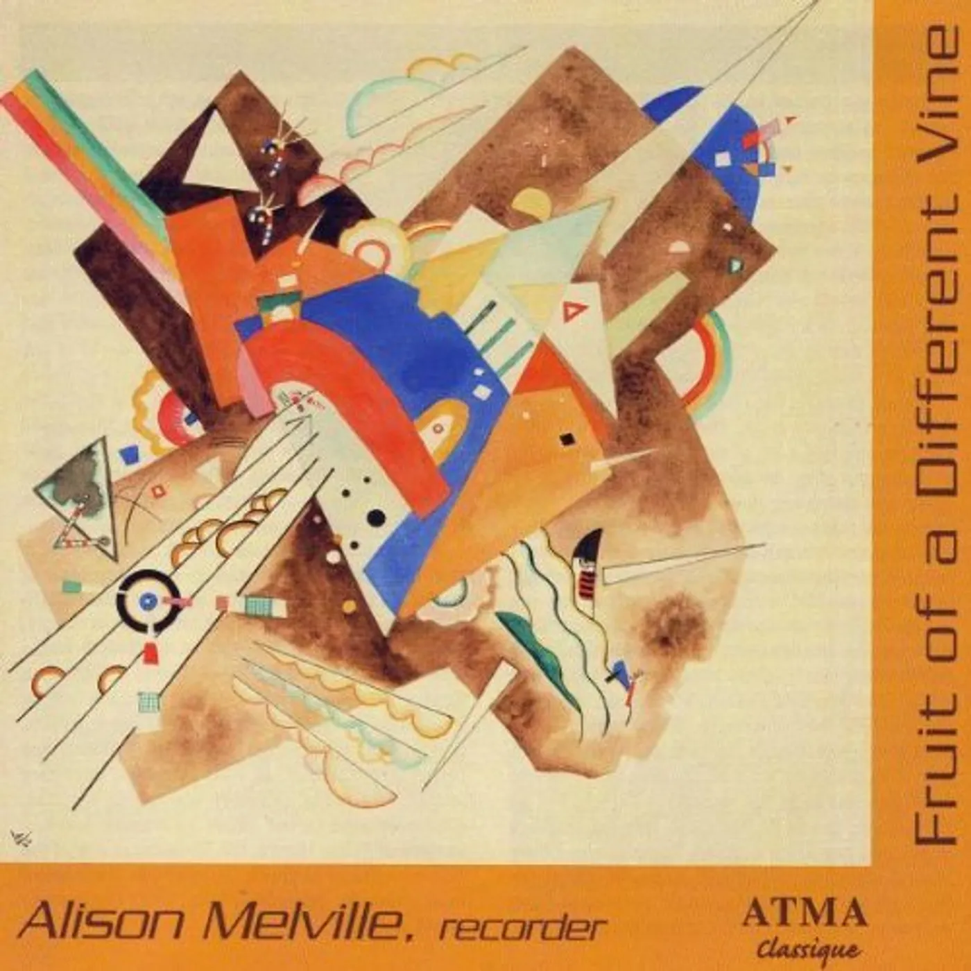 Alison Melville FRUIT OF A DIFFERENT VINE: MODERN RECORDER WORKS CD