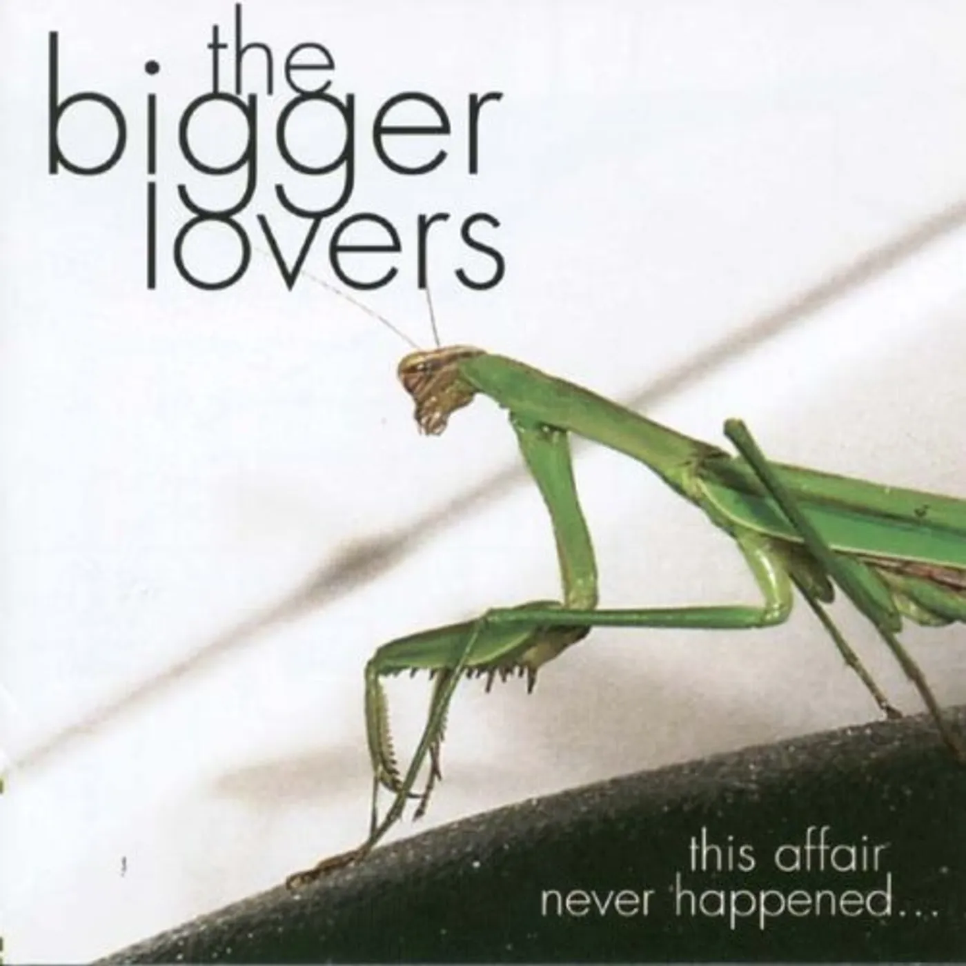 The Bigger Lovers THIS AFFAIR NEVER HAPPENED CD
