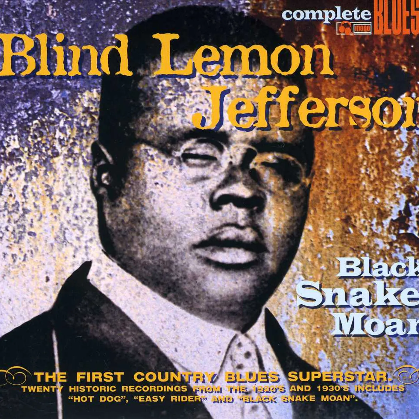 Blind Lemon Jefferson BLACK SNAKE MOAN CD