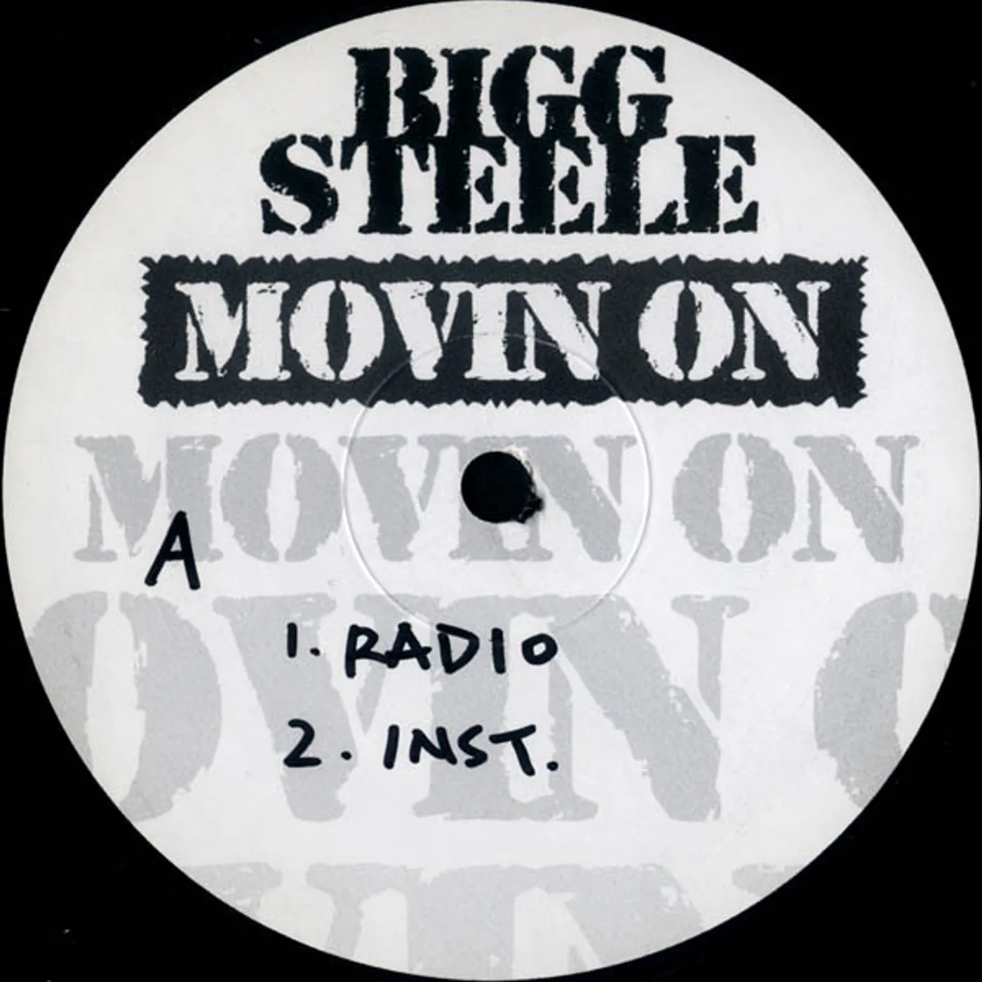 Bigg Steele MOVIN ON (X6) Vinyl Record