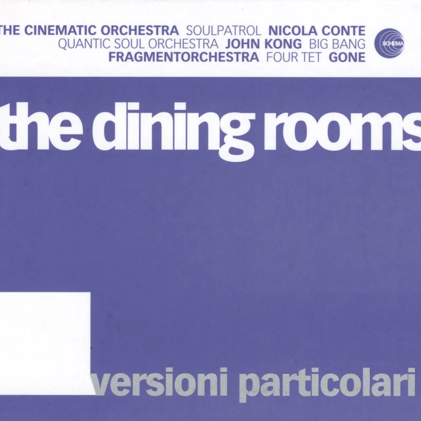 The Dining Rooms VERSIONI PARTICOLARI CD