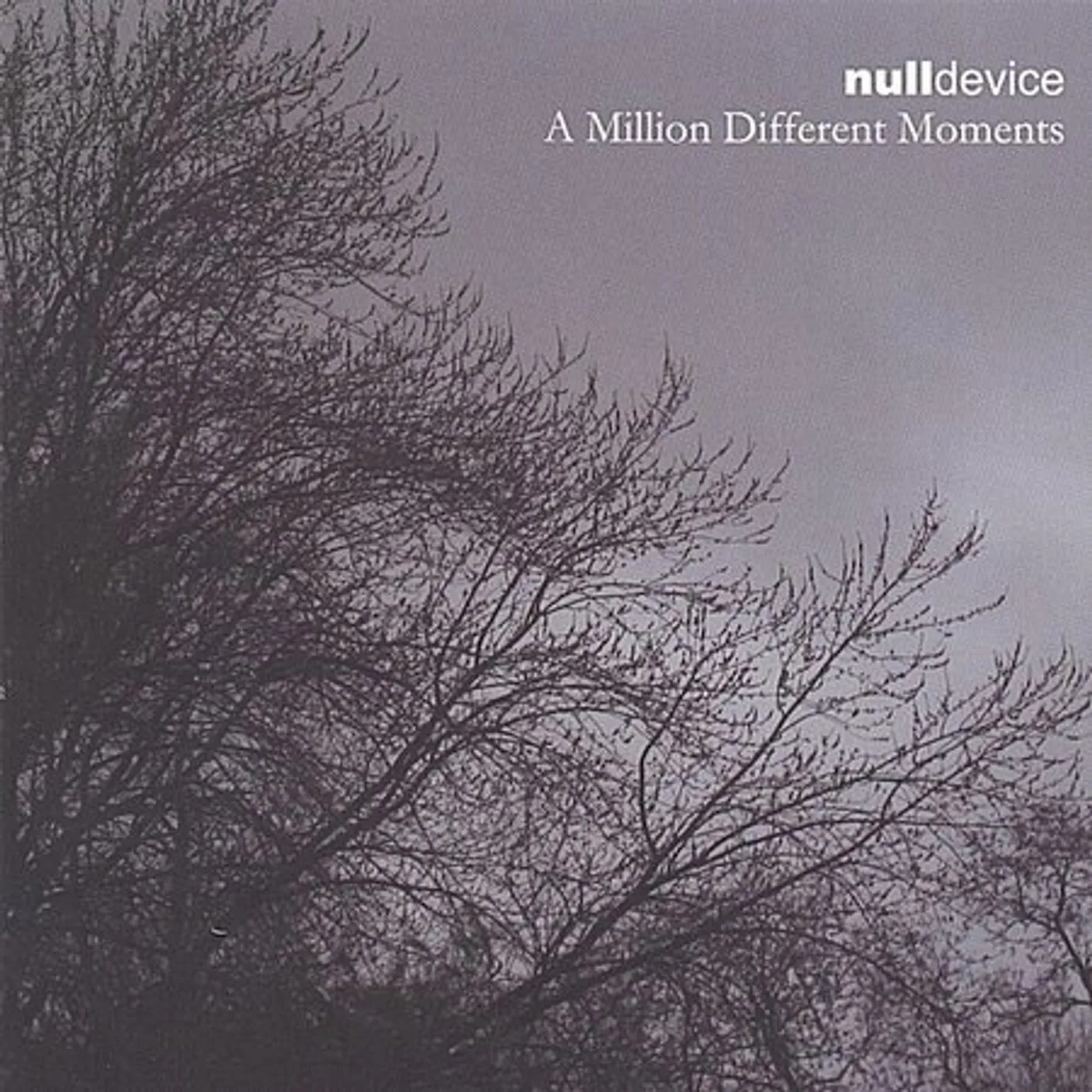 Null Device MILLION DIFFERENT MOMENTS CD