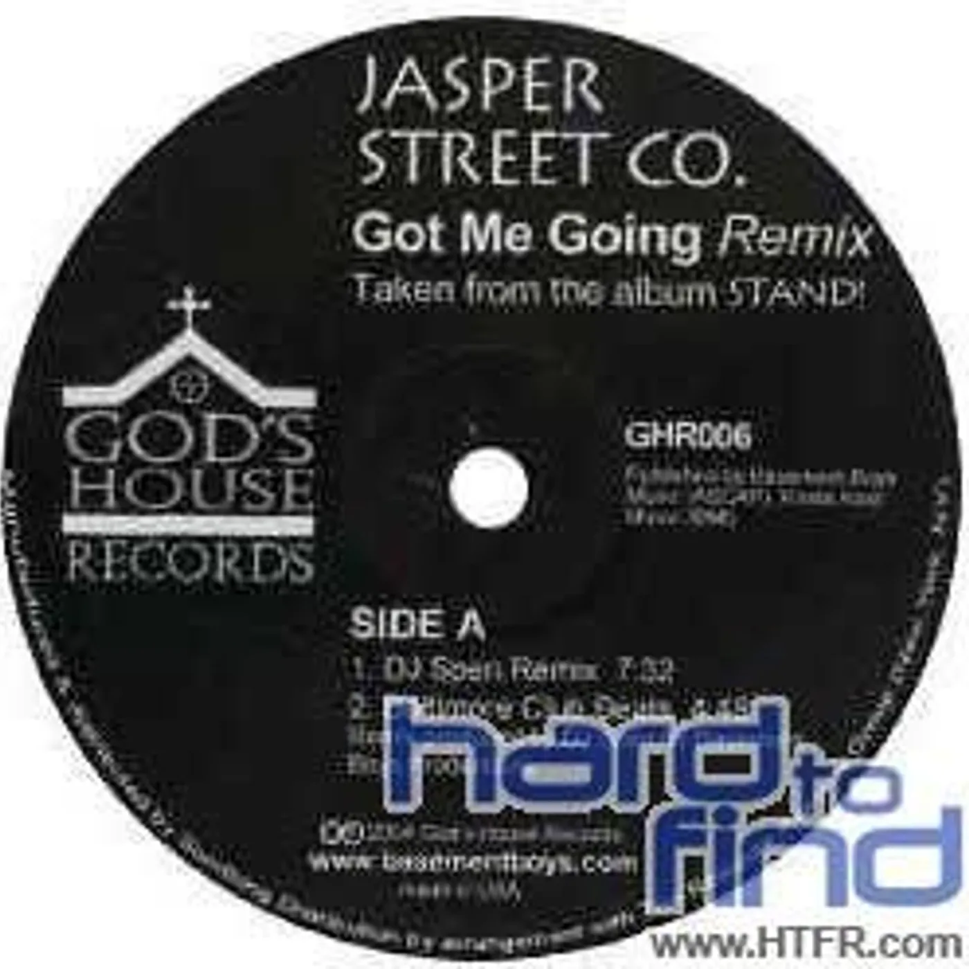 Jasper Street Co. GOT ME GOING / HE'S ALRIGHT REMIX Vinyl Record
