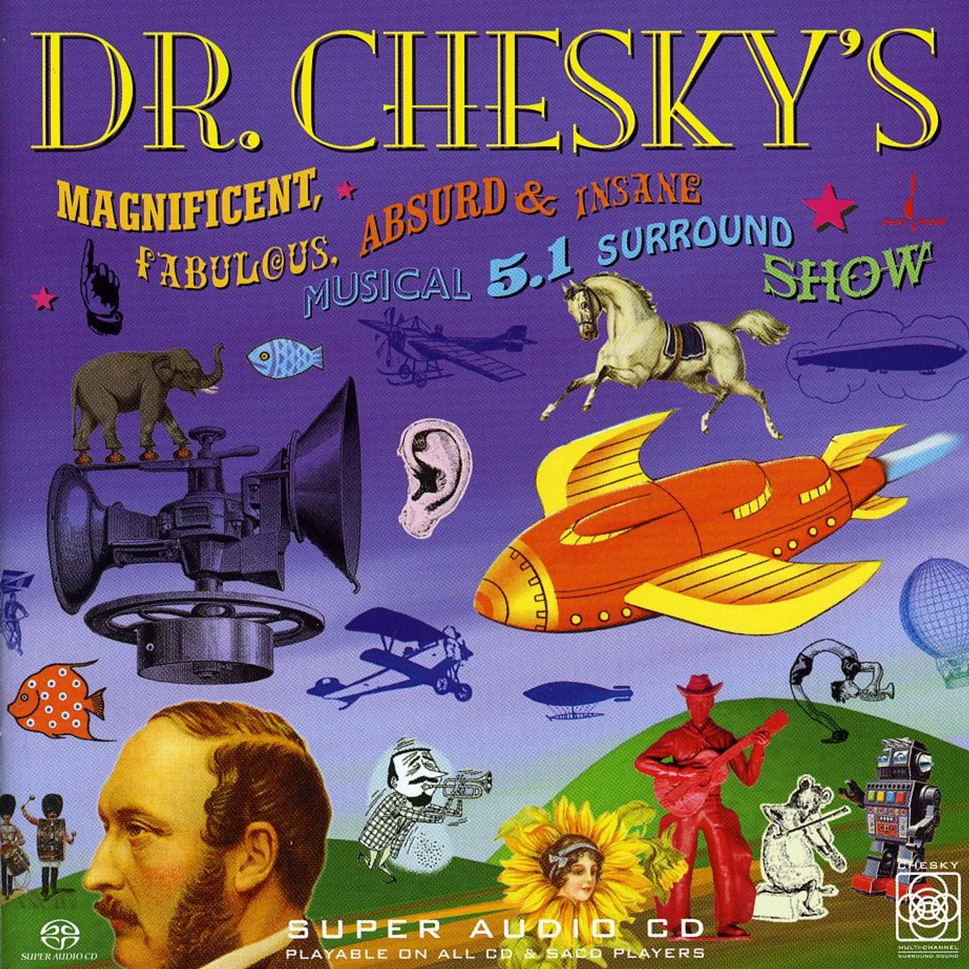 David Chesky DR CHESKY'S MAGNIFICENT FAB ABSURD MUSCAL (HYBRID) CD Super Audio CD