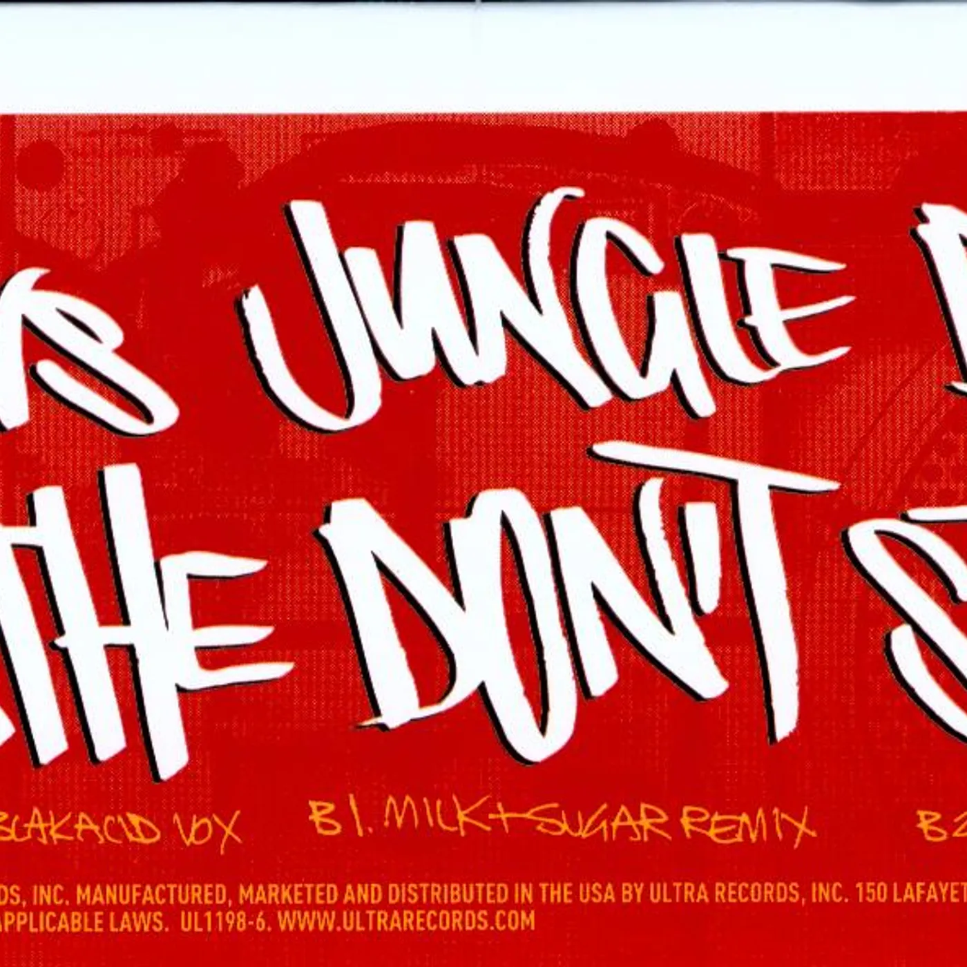 Jungle Brothers Breathe Don't Stop Vinyl Record