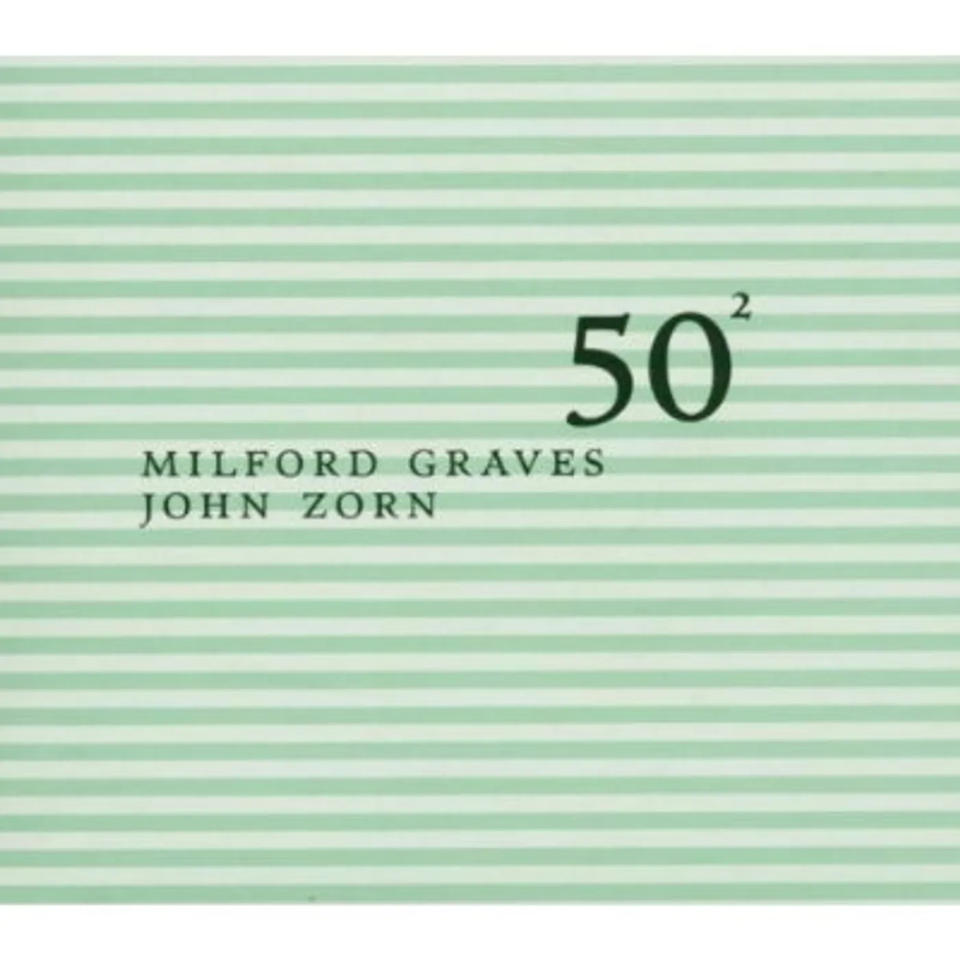 MILFORD GRAVES & JOHN ZORN: 50TH BIRTHDAY 2 CD