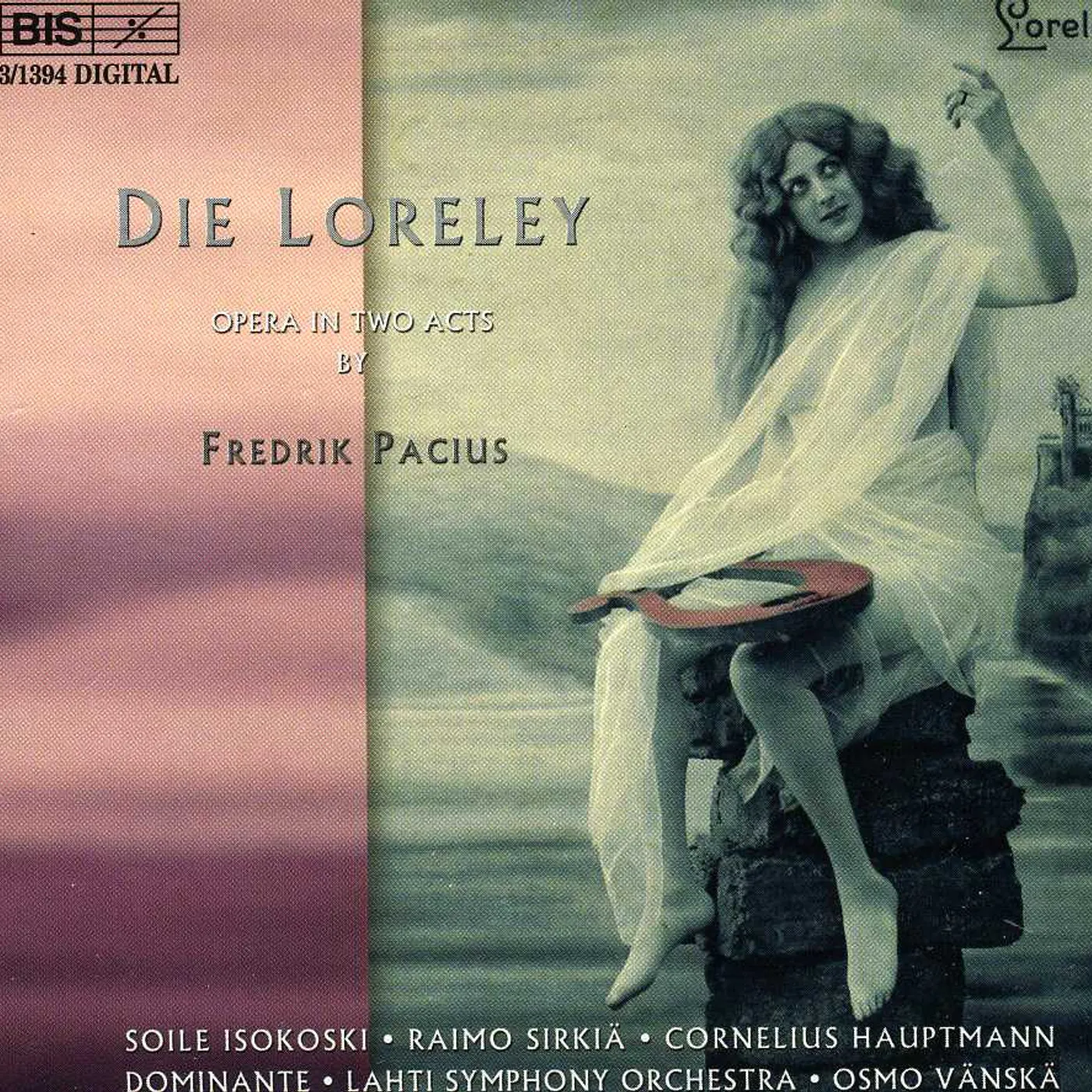 Fredrik Pacius PACIUS: LORELEY (DIE) CD