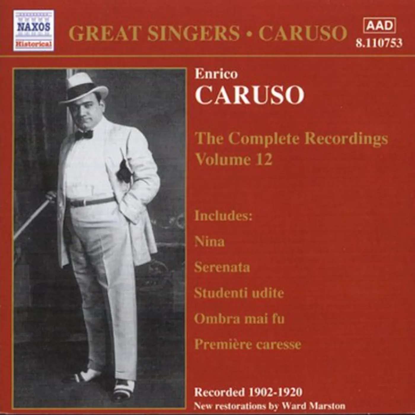 Enrico Caruso COMPLETE RECORDINGS 12 CD