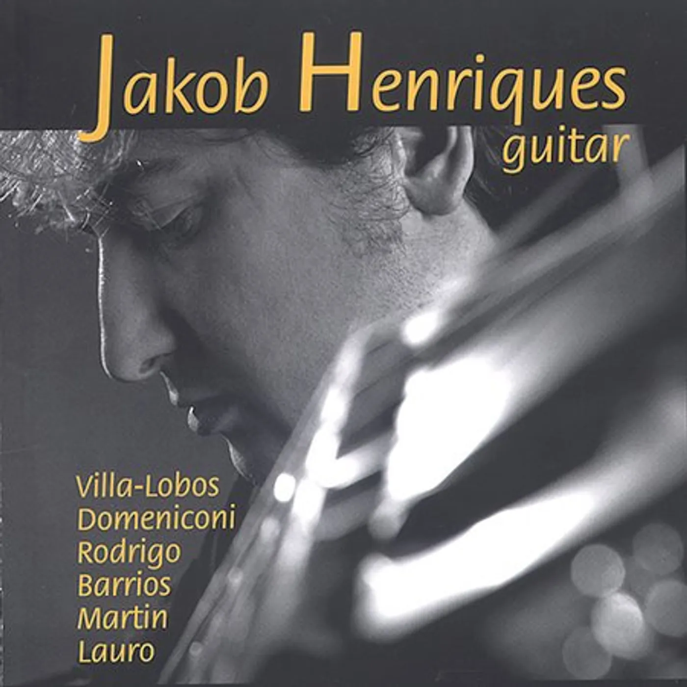 Jakob Henriques PLAYS GUITAR CD