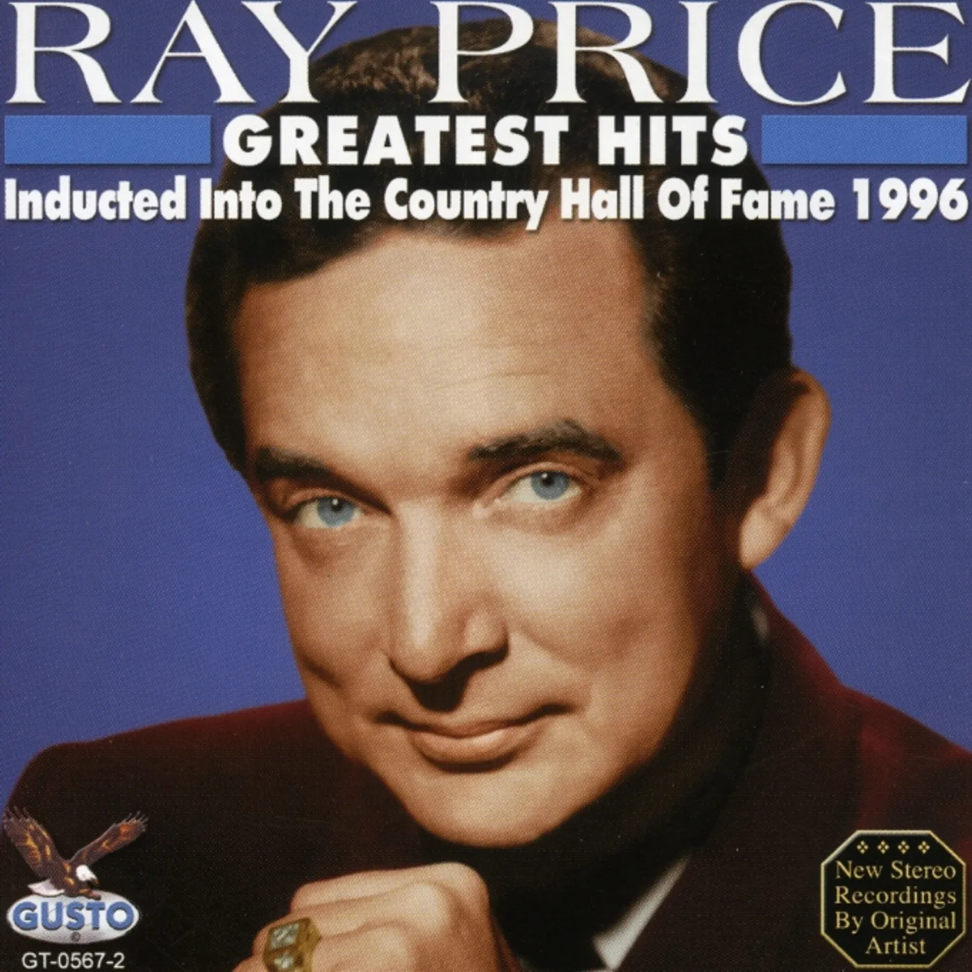 Ray Price GREATEST HITS: HALL OF FAME 1996 CD