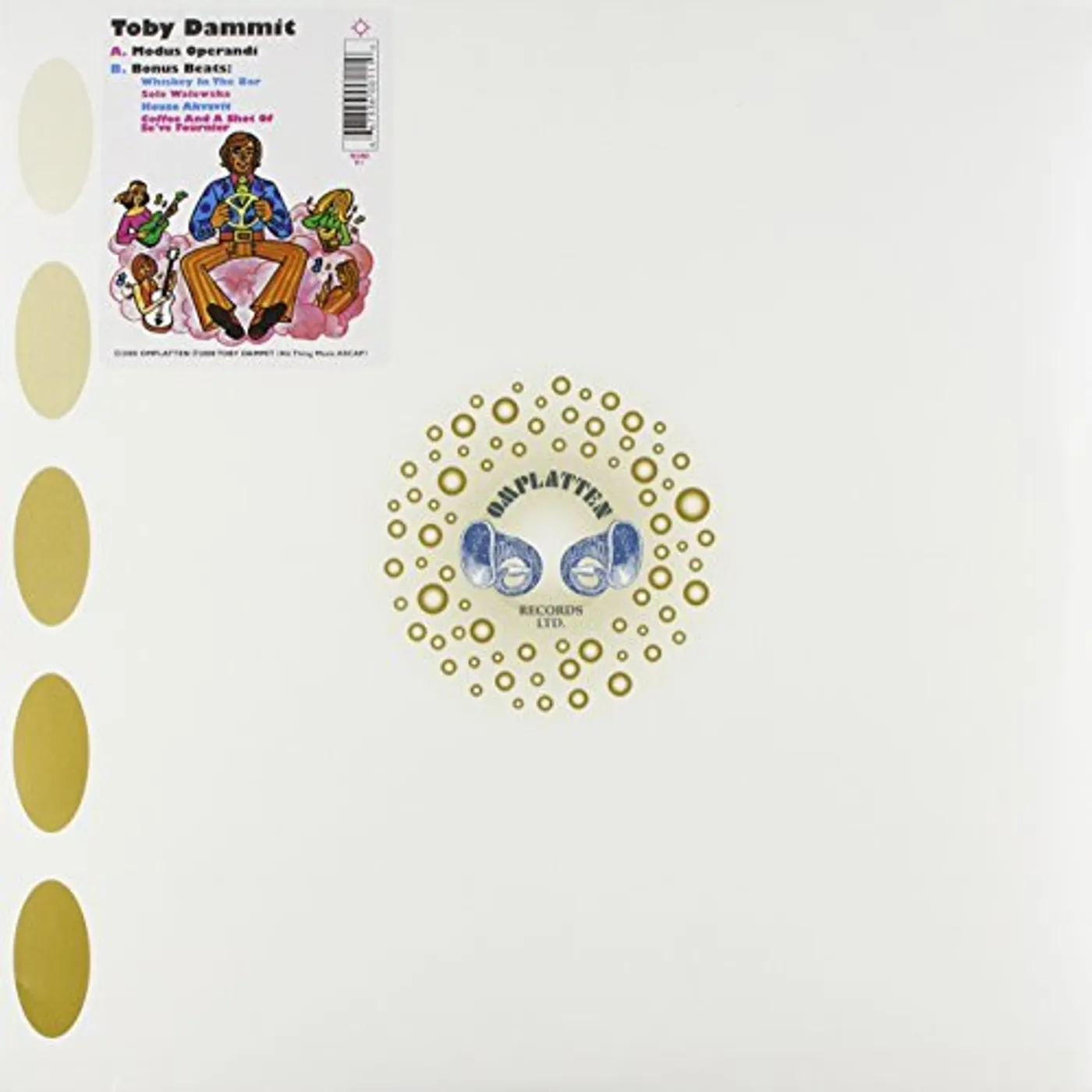 Toby Dammit MODUS OPERANDI Vinyl Record