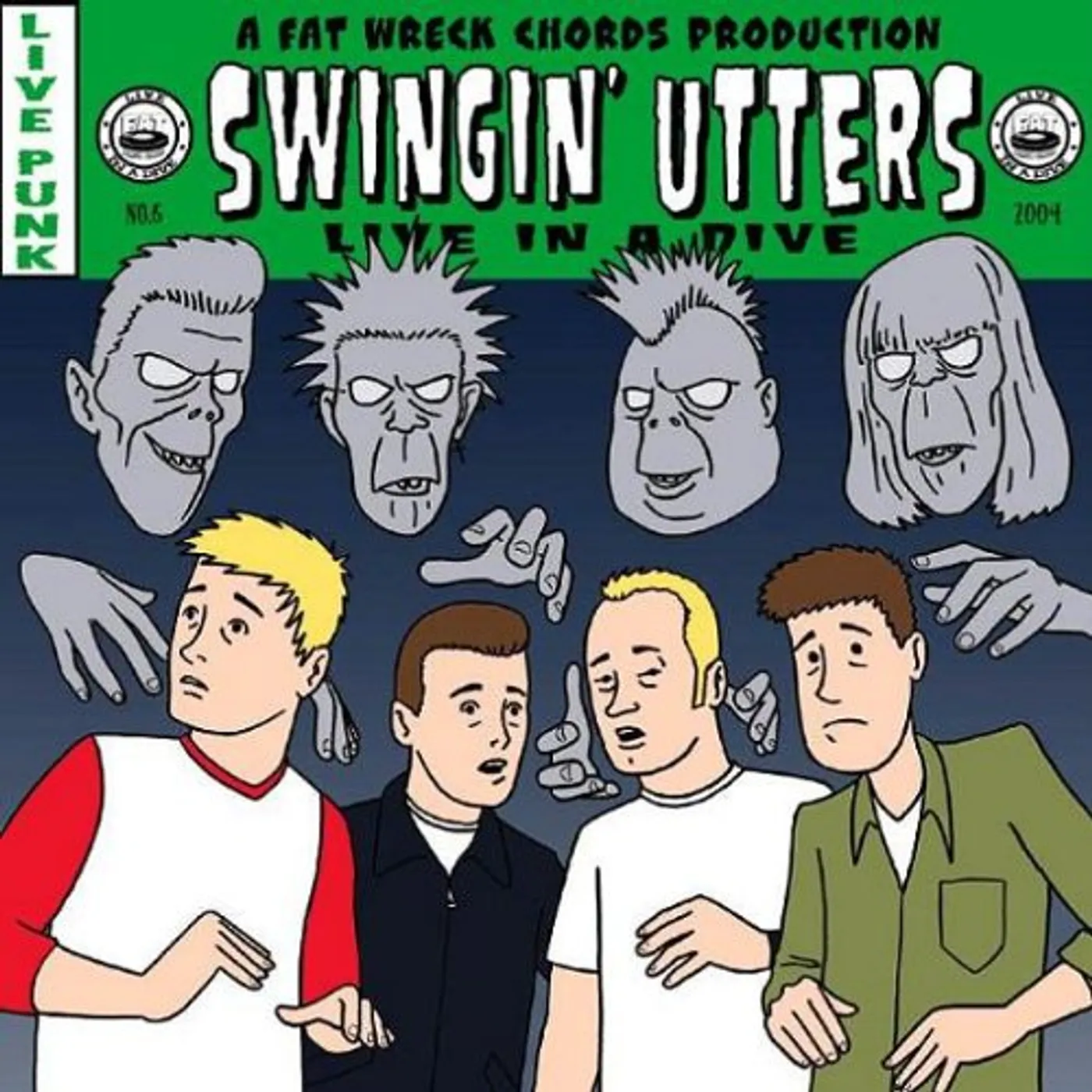 Swingin' Utters Live In A Dive Vinyl Record