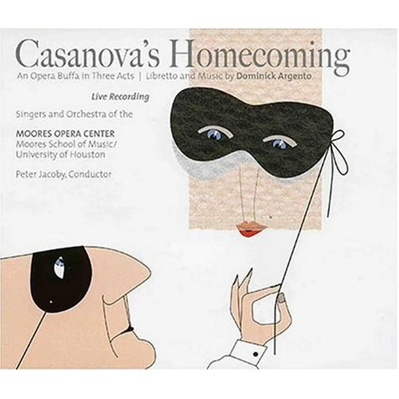 Dominick Argento CASANOVA'S HOMECOMING CD
