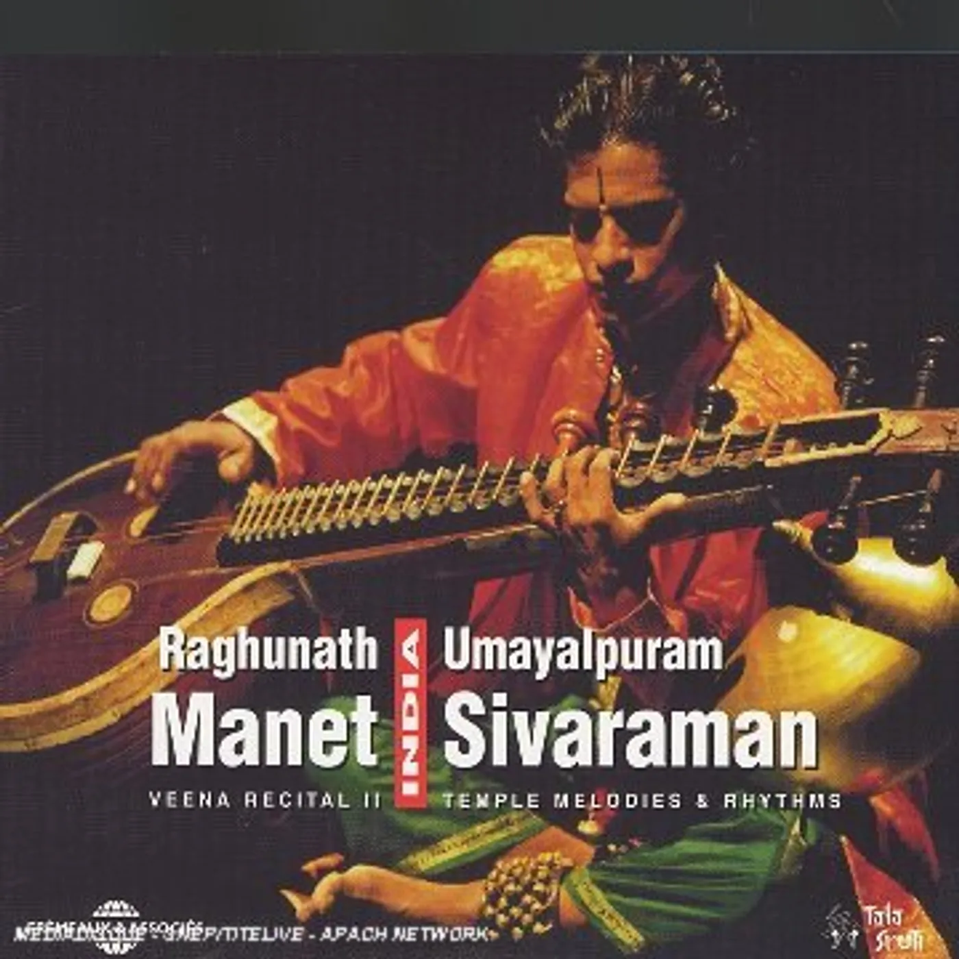 Raghunath Manet VEENA RECITAL II: TEMPLE MELODIES & RHYTHMS CD