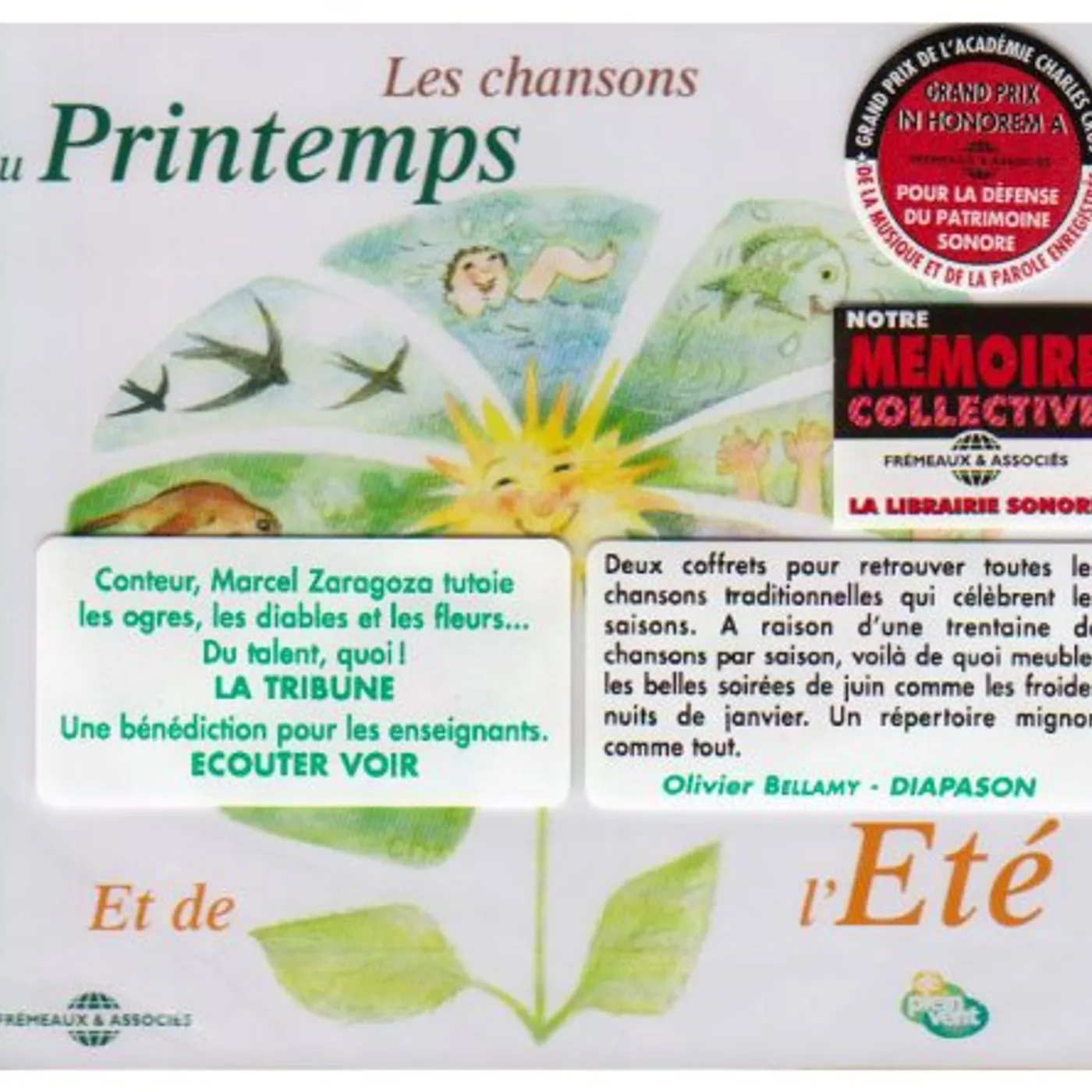 Marcel Zaragoza PRINTEMPS CHANSONS POUR ENFANTS CD