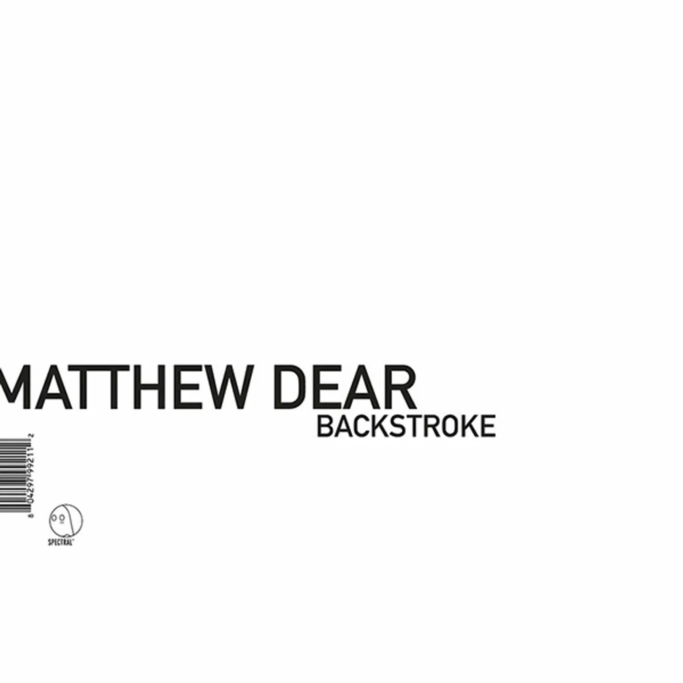 Matthew Dear Backstroke Vinyl Record
