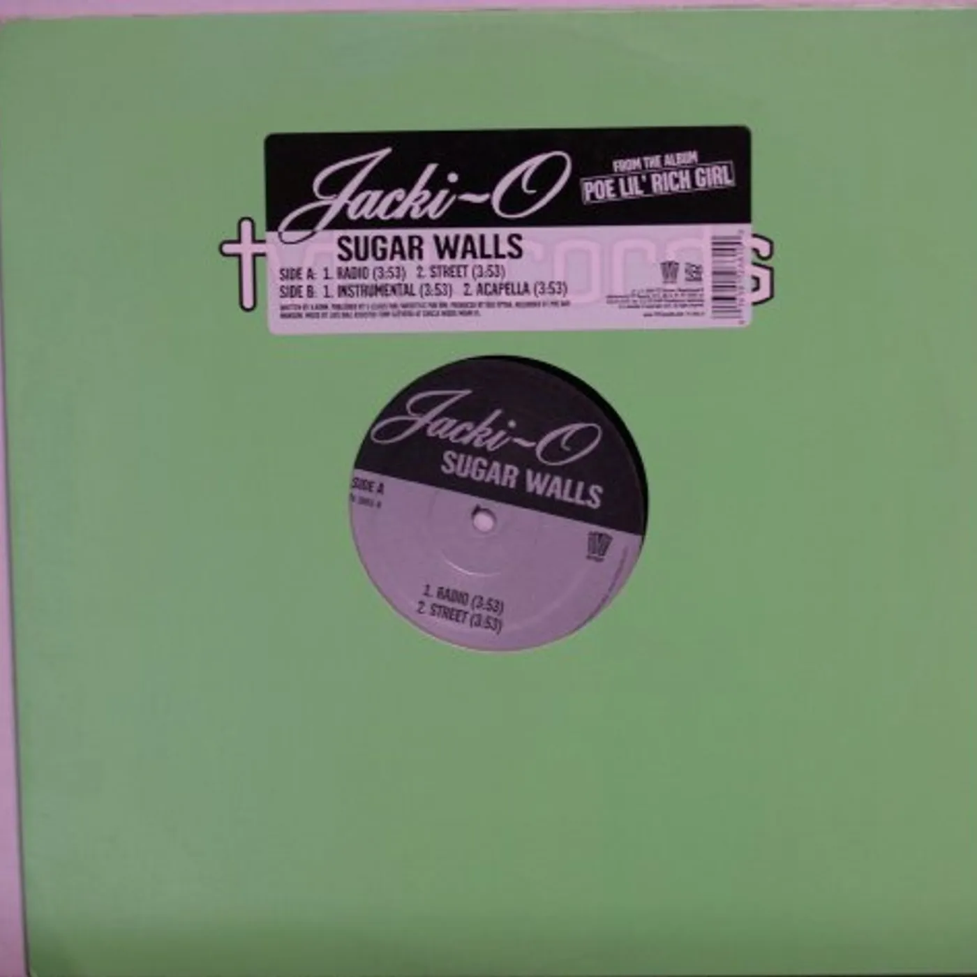 Jacki-O Sugar Walls Vinyl Record