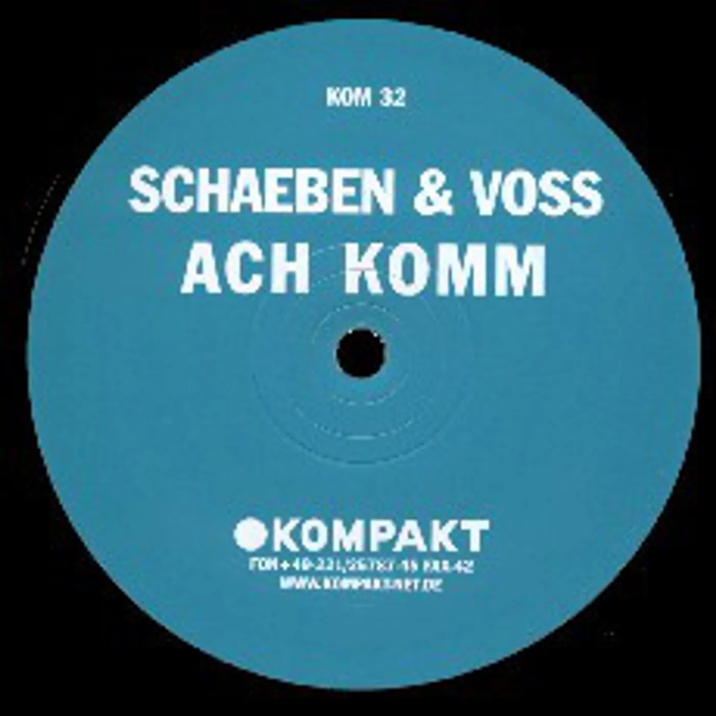 Schaeben & Voss ACH KOMM Vinyl Record