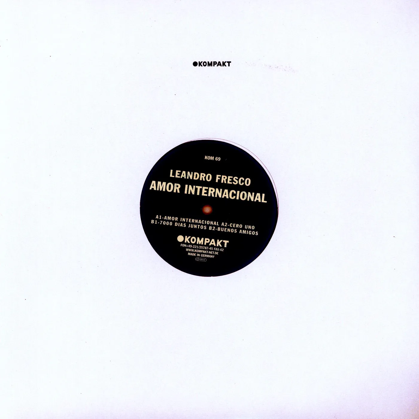 Leandro Fresco AMOR INTERNATIONAL Vinyl Record