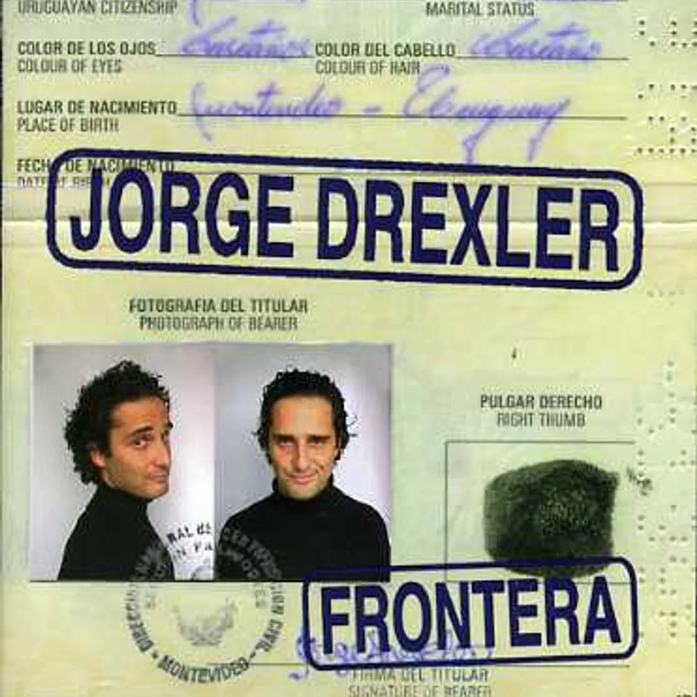 Jorge Drexler FRONTERA CD