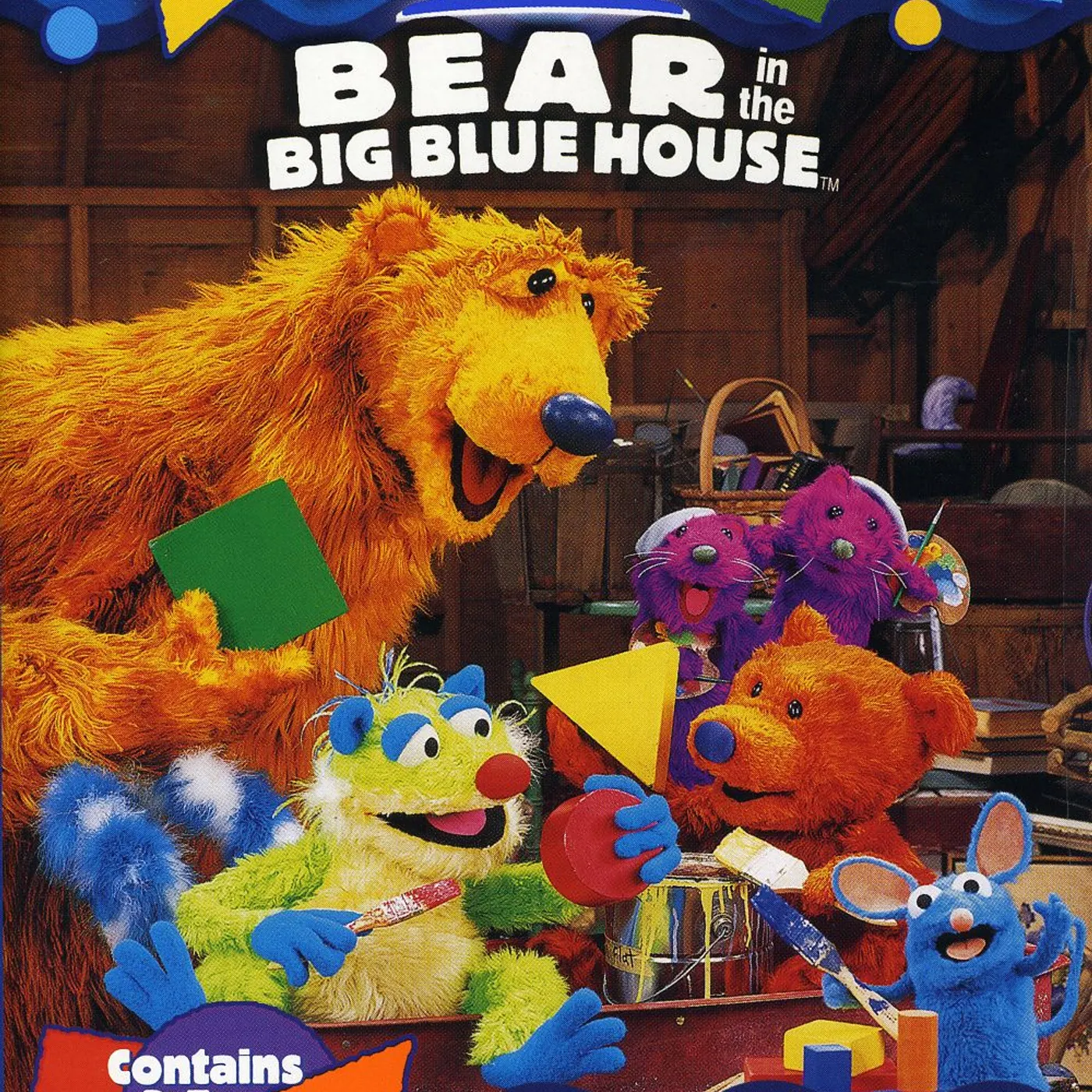 Bear in the Big Blue House SHAPES SOUNDS & COLORS DVD