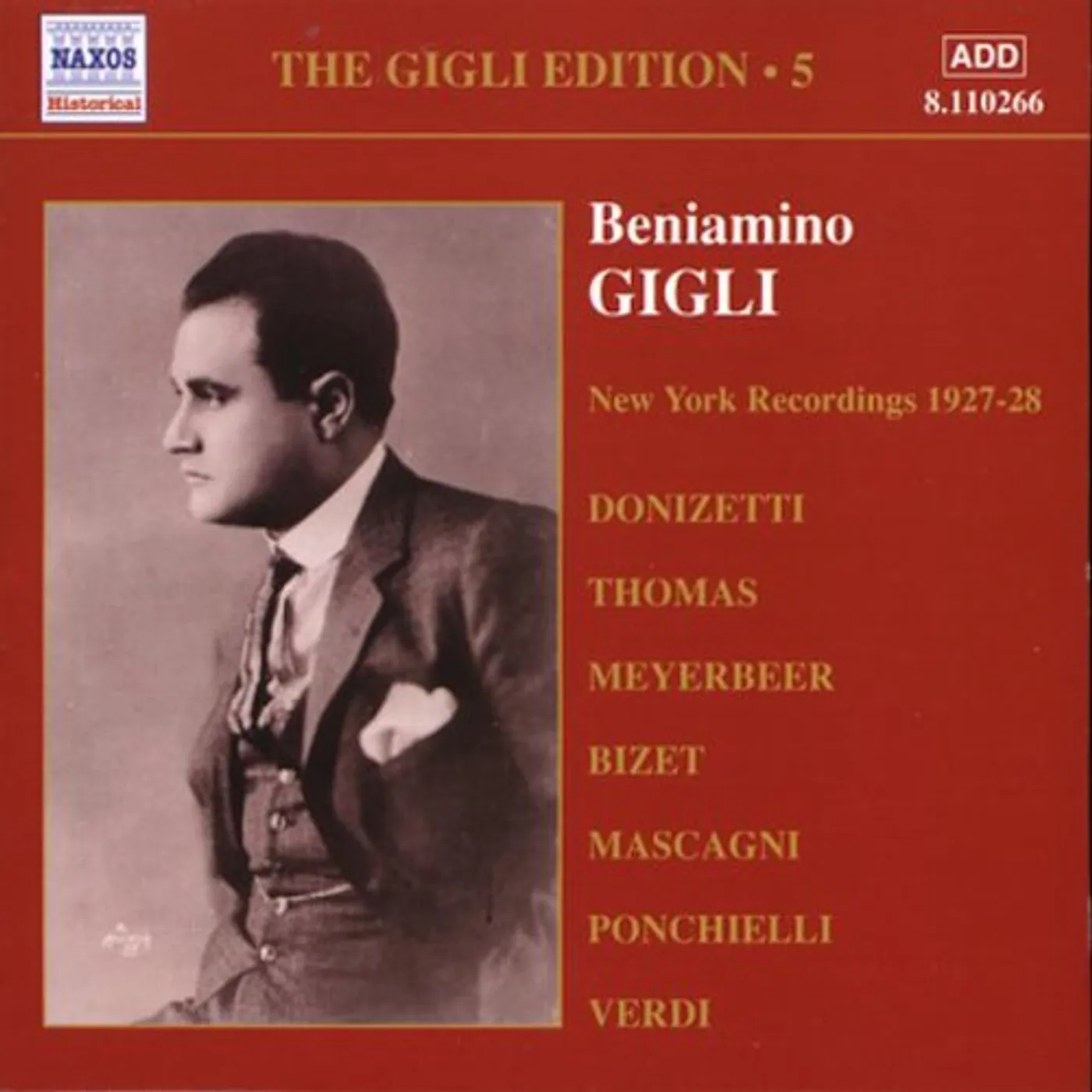 Beniamino Gigli GIGLI EDITION 5 CD
