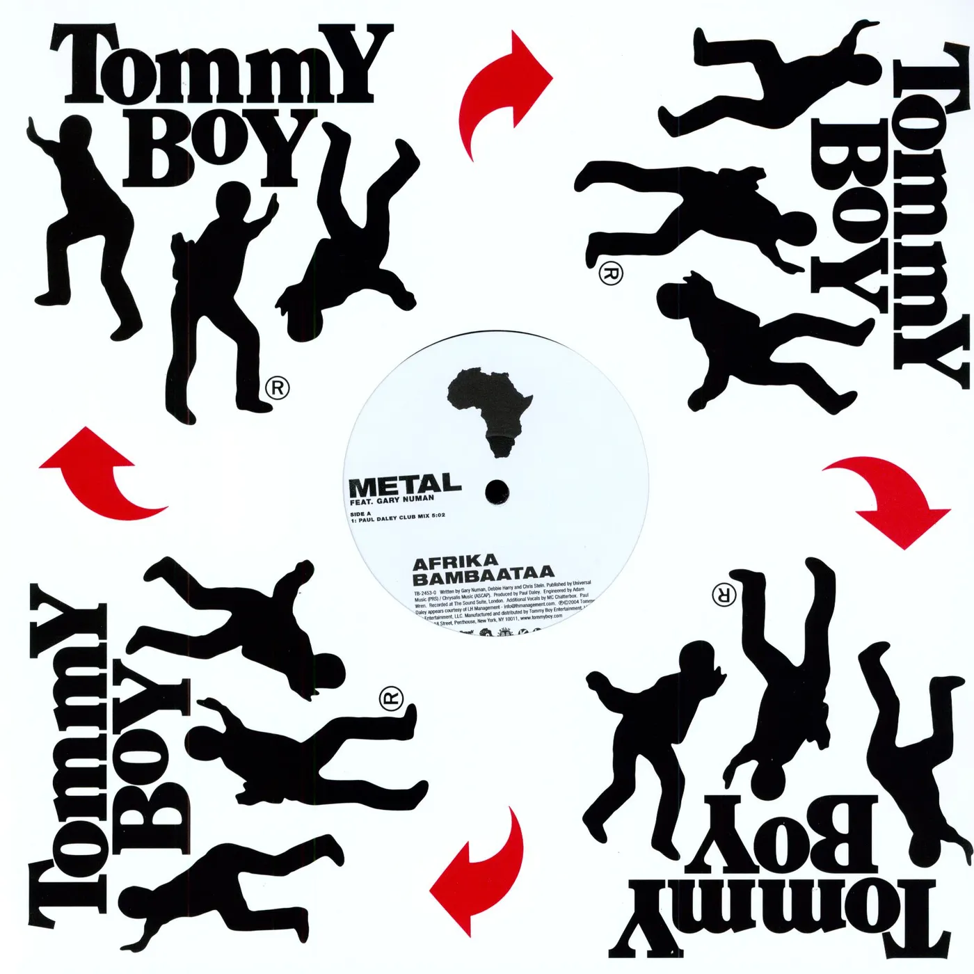 Afrika Bambaataa METAL (X3) Vinyl Record