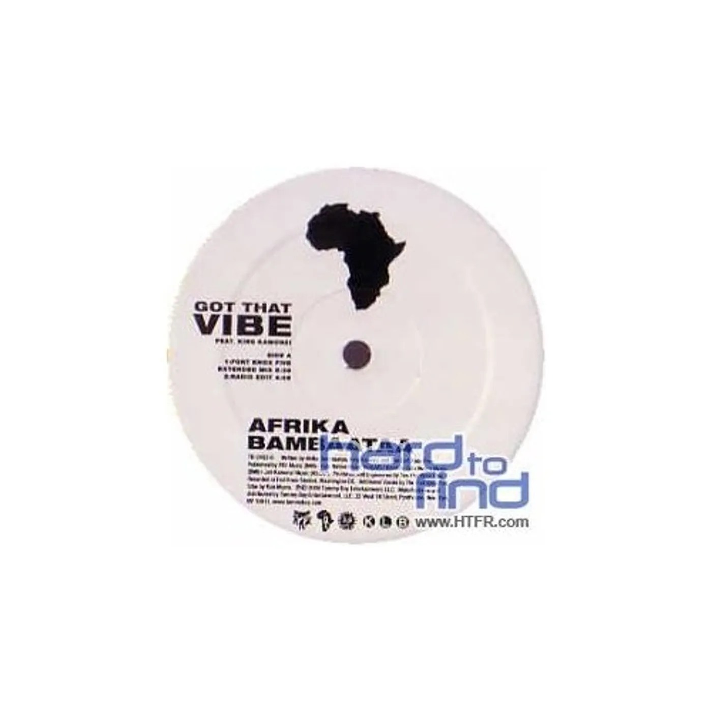 Afrika Bambaataa GOT THAT VIBE (X4) Vinyl Record