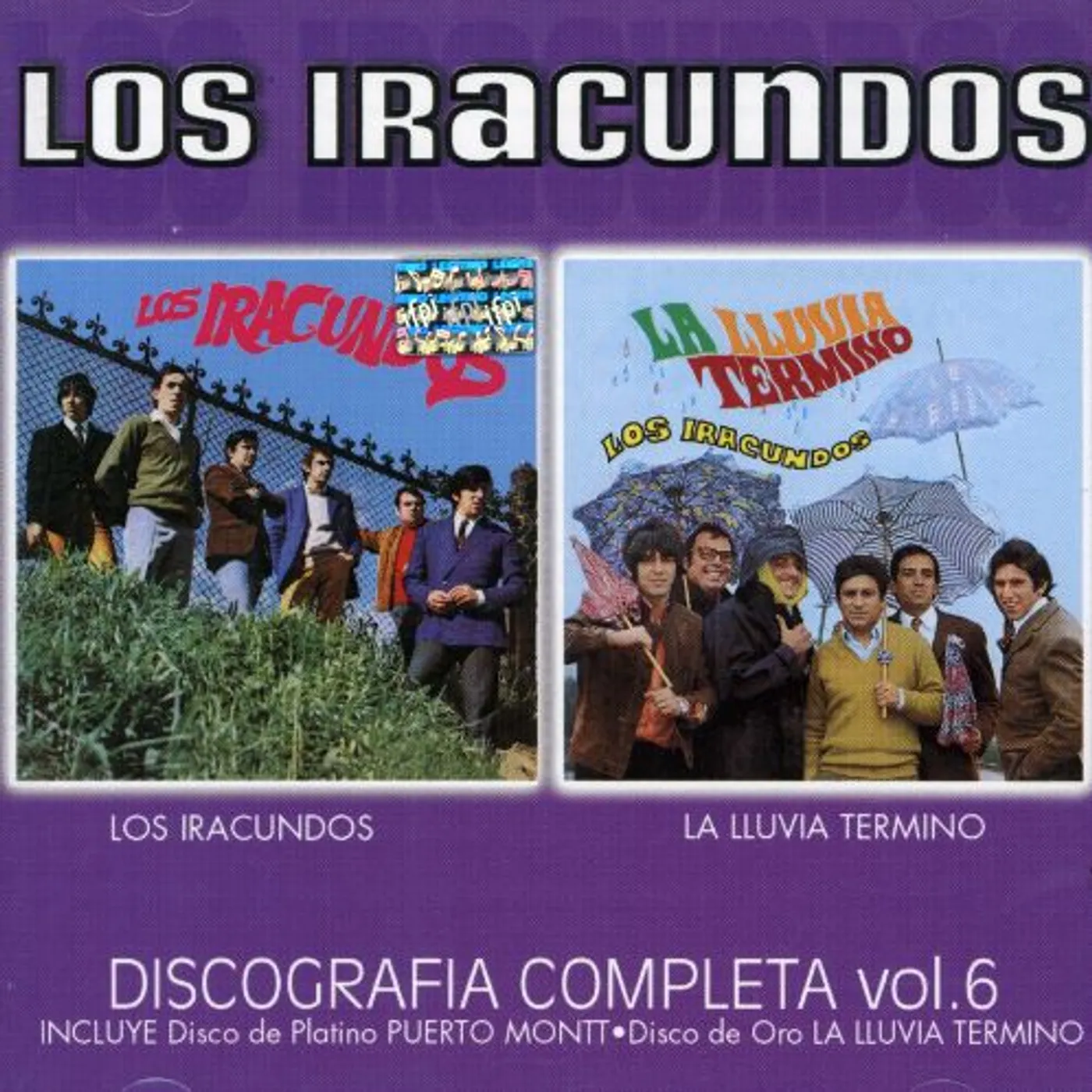 DISCOGRAFIA COMPLETA 6: IRACUNDOS / LLUVIA TERMINO CD