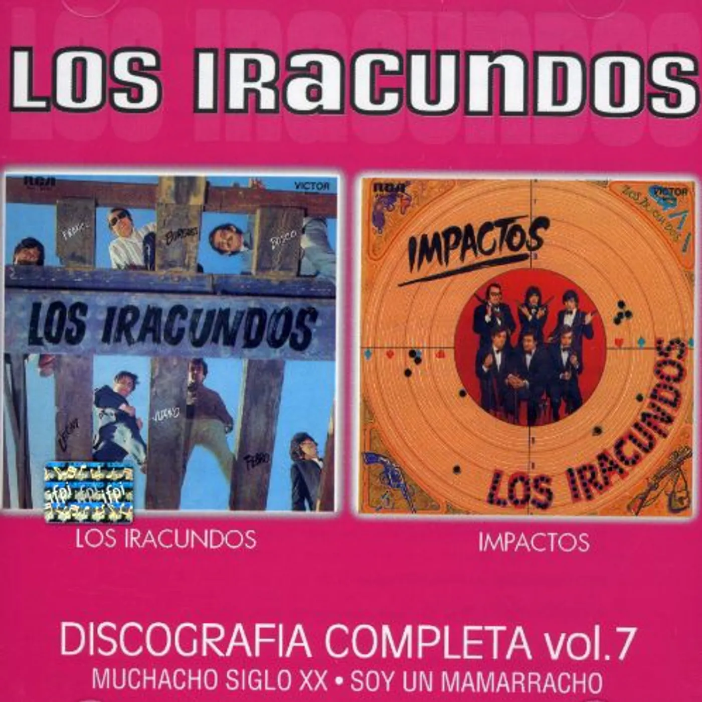 DISCOGRAFIA COMPLETA 7: LOS IRACUNDOS / IMPACTOS CD