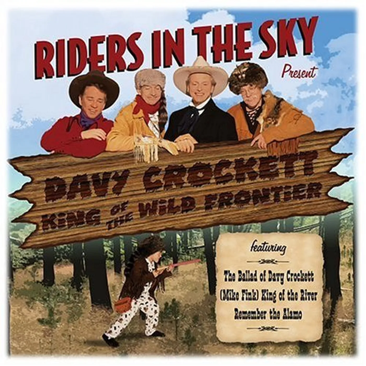 Riders In The Sky DAVY CROCKETT KING OF THE WILD FRONTIER CD