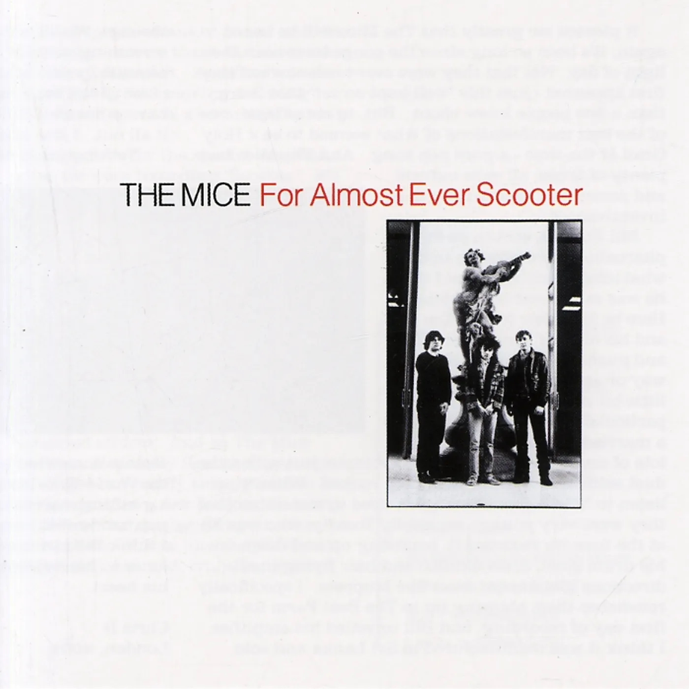 The Mice FOR ALMOST EVER SCOOTER CD