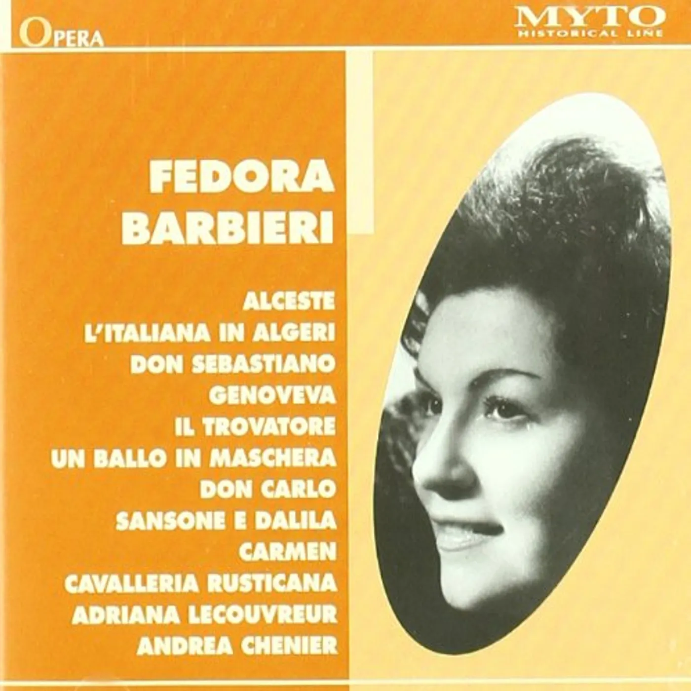 Fedora Barbieri RECITAL CD