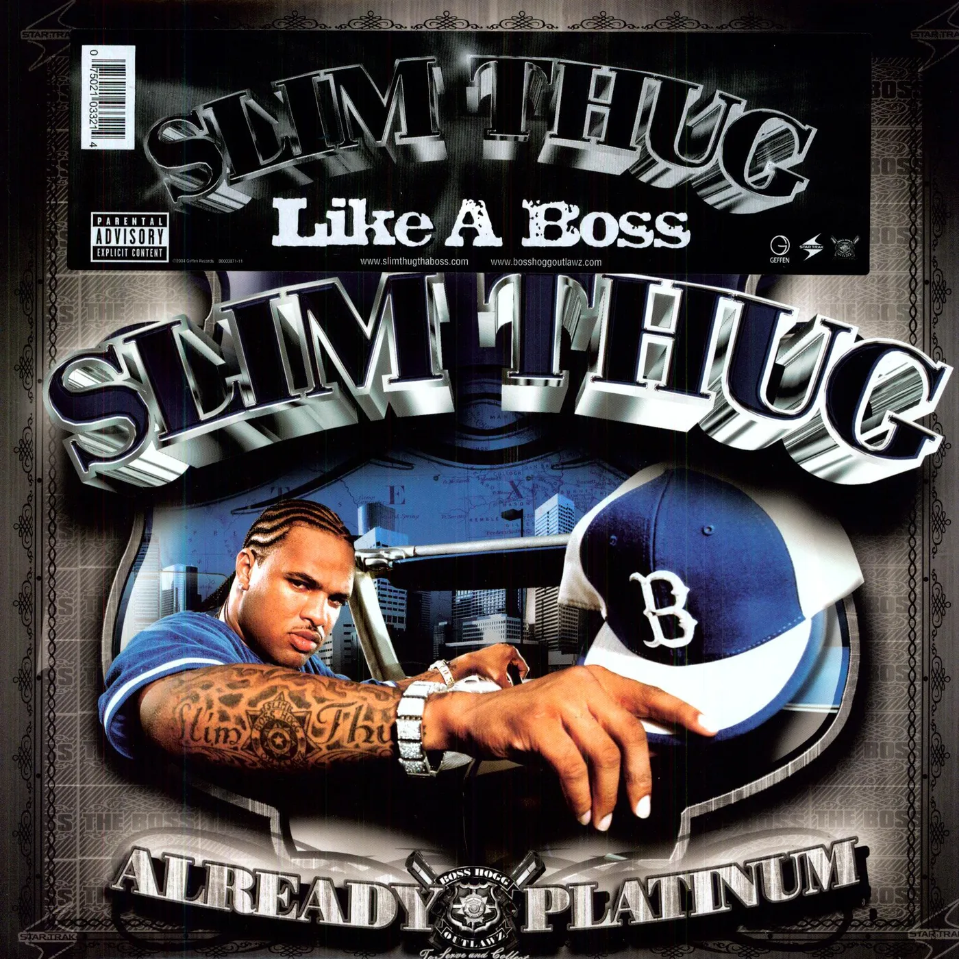 Slim Thug LIKE A BOSS (X4) Vinyl Record