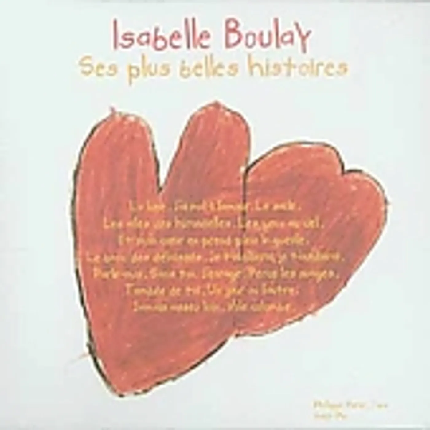 Isabelle Boulay SES PLUS BELLES HISTOIRES CD