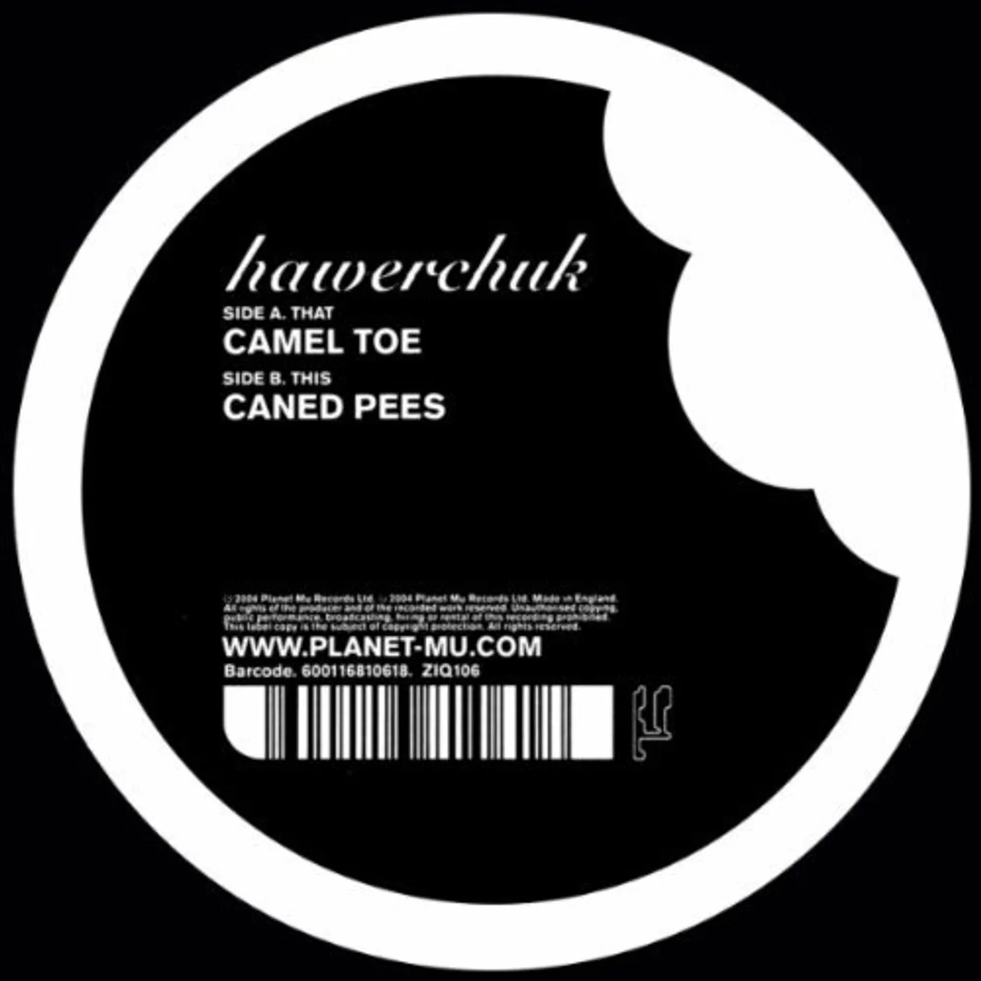 Hawerchuk Camel Toe Vinyl Record