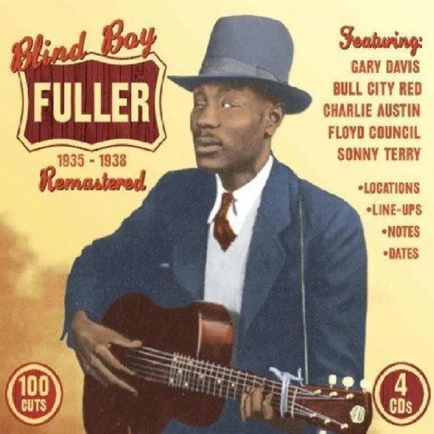 Blind Boy Fuller REMASTERED 1935-1938 CD