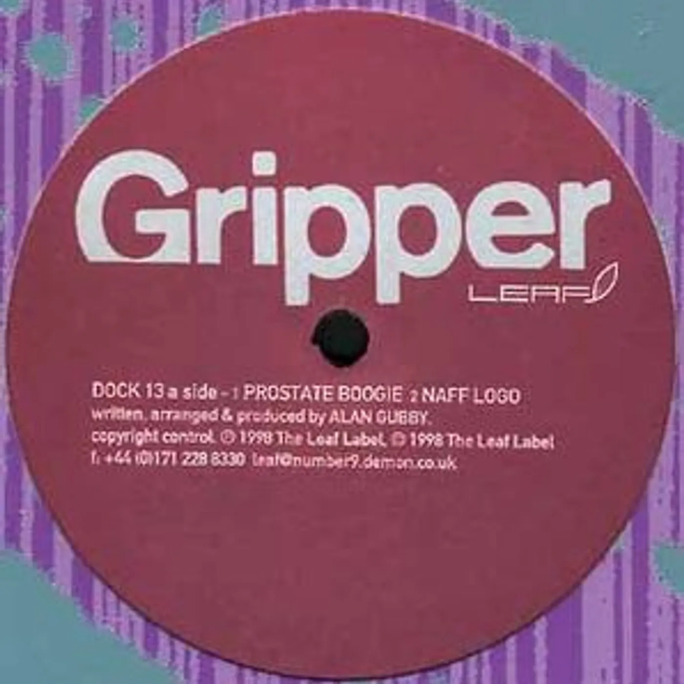 Gripper Prostate Boogie Vinyl Record