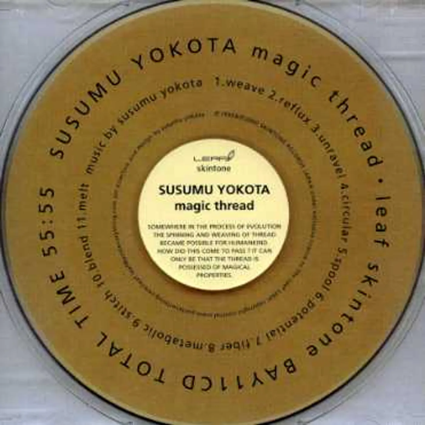 Susumu Yokota MAGIC THREAD CD