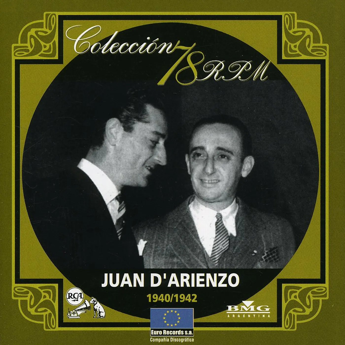 D`arienzo Juan COLECCION 78 R.P.M. 1940-1942 CD