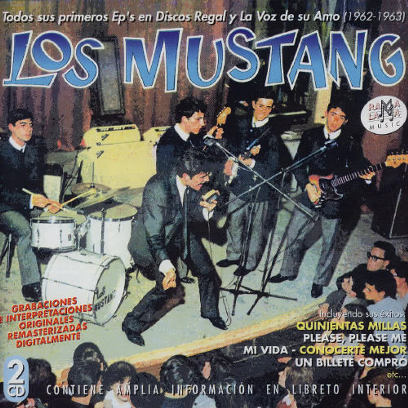 Los Mustang TODOS SUS PRIMEROS EPS DISCOS REGAL CD