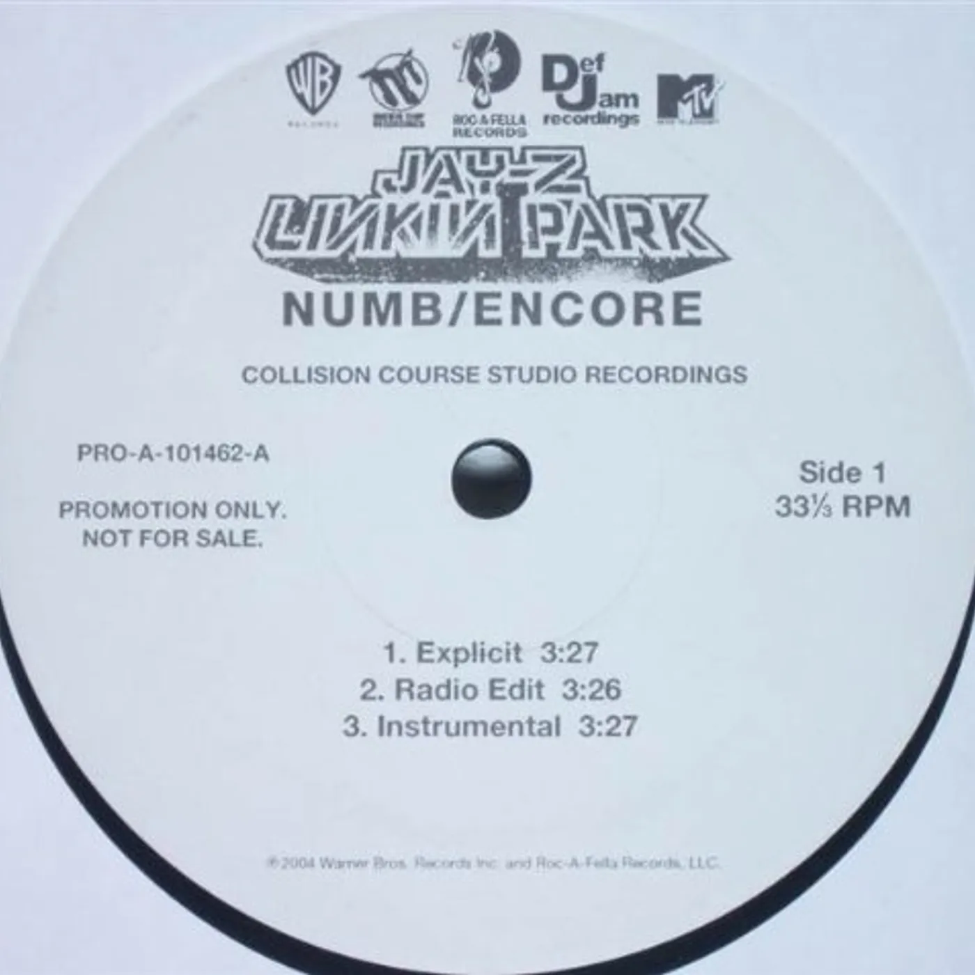 Jay-Z / Linkin Park Numb / Encore Vinyl Record