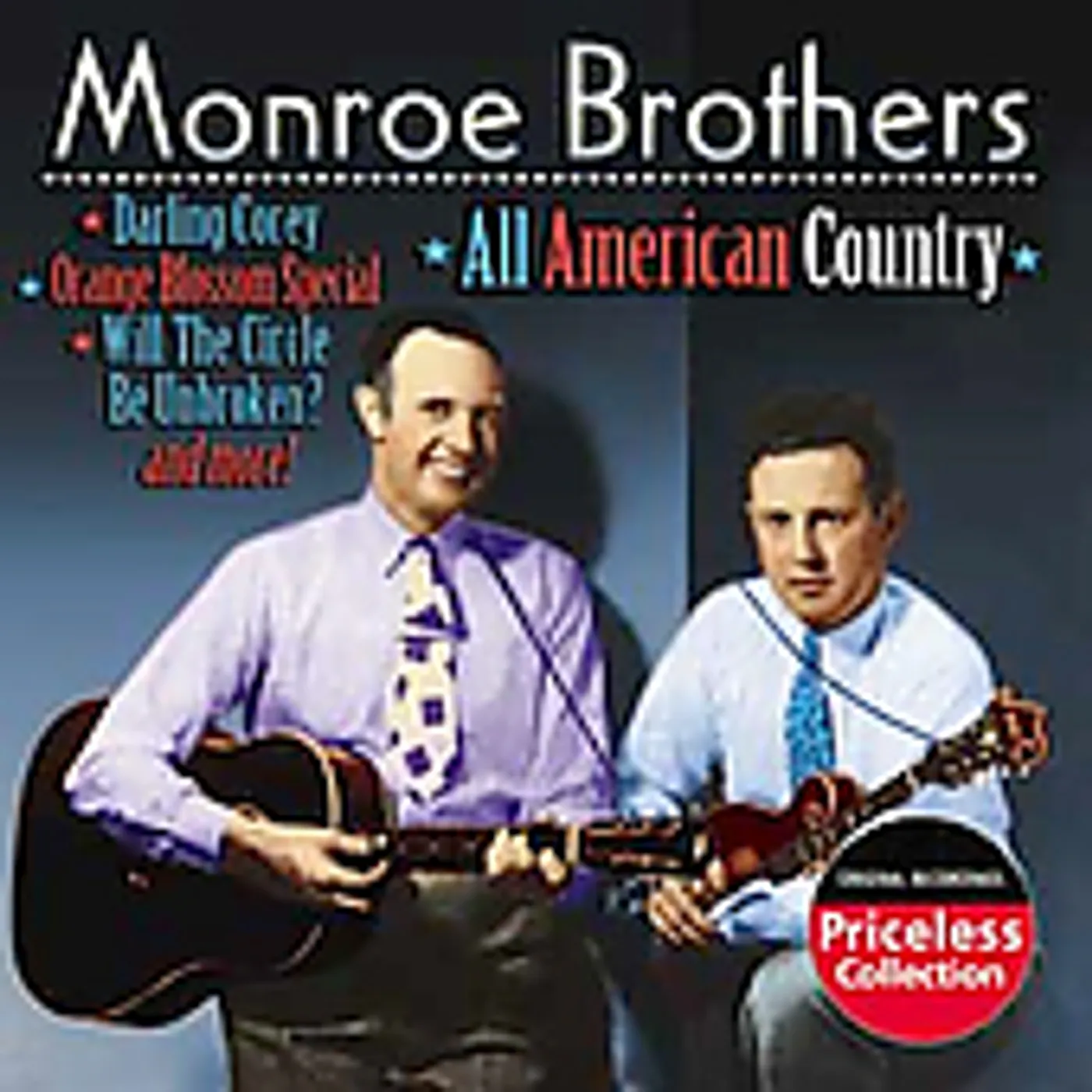 The Monroe Brothers ALL AMERICAN COUNTRY CD