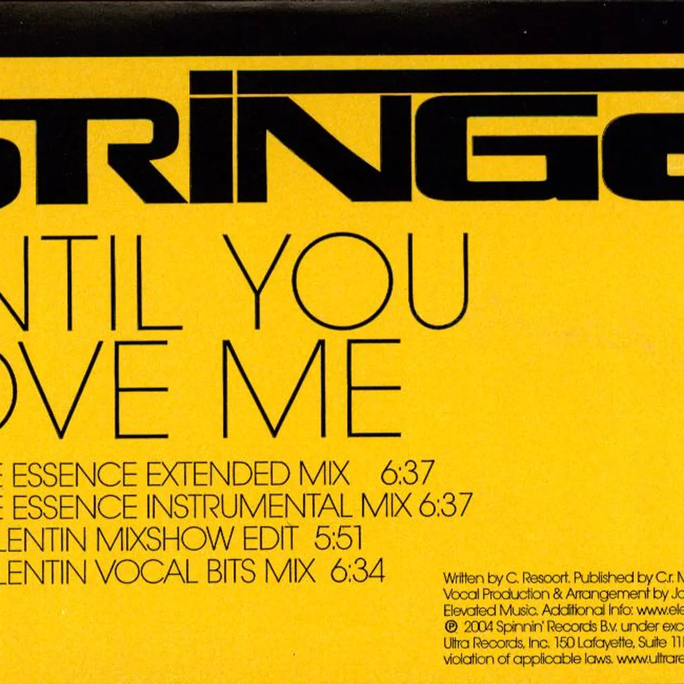 4 Strings Until You Love Me Vinyl Record