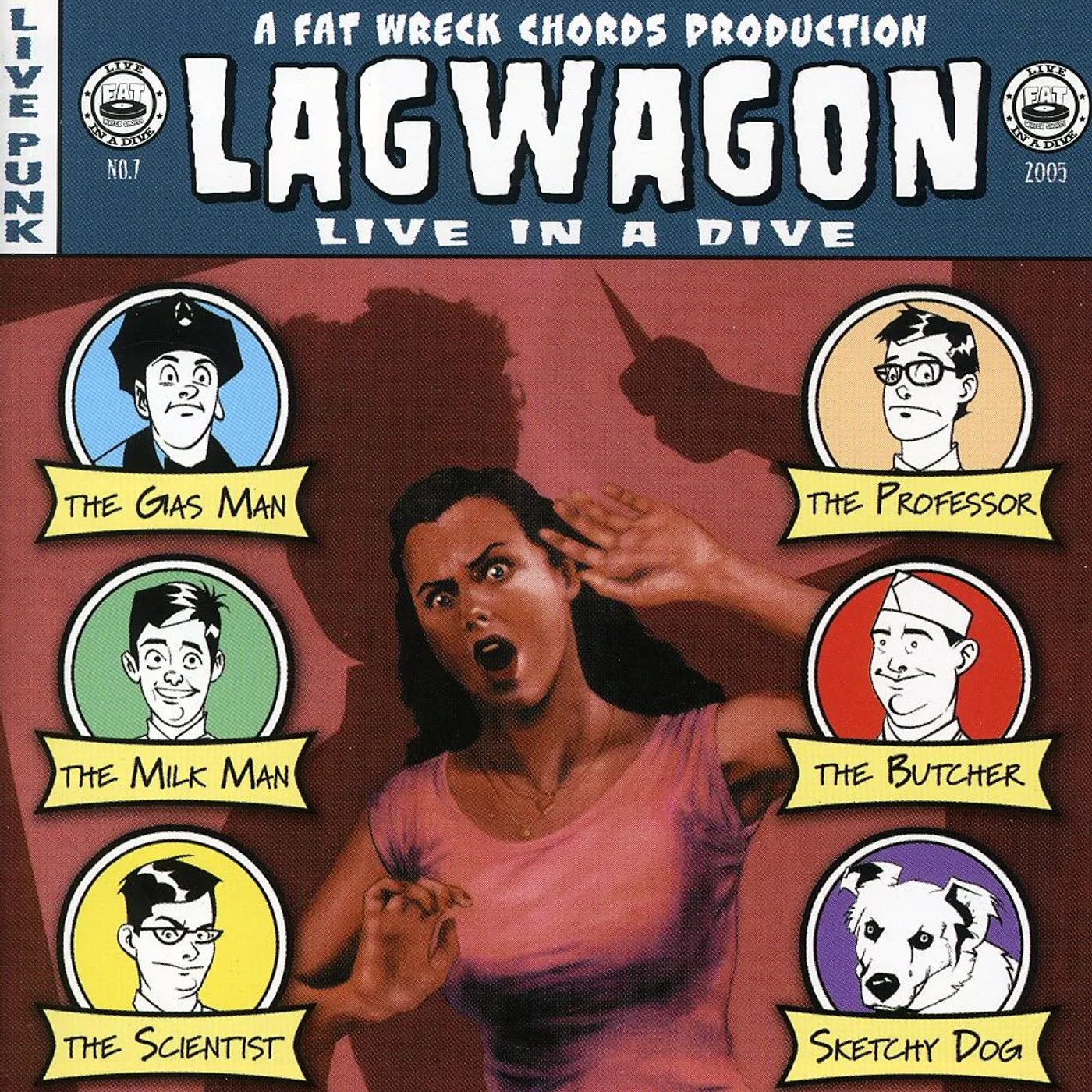 Lagwagon LIVE IN A DIVE CD