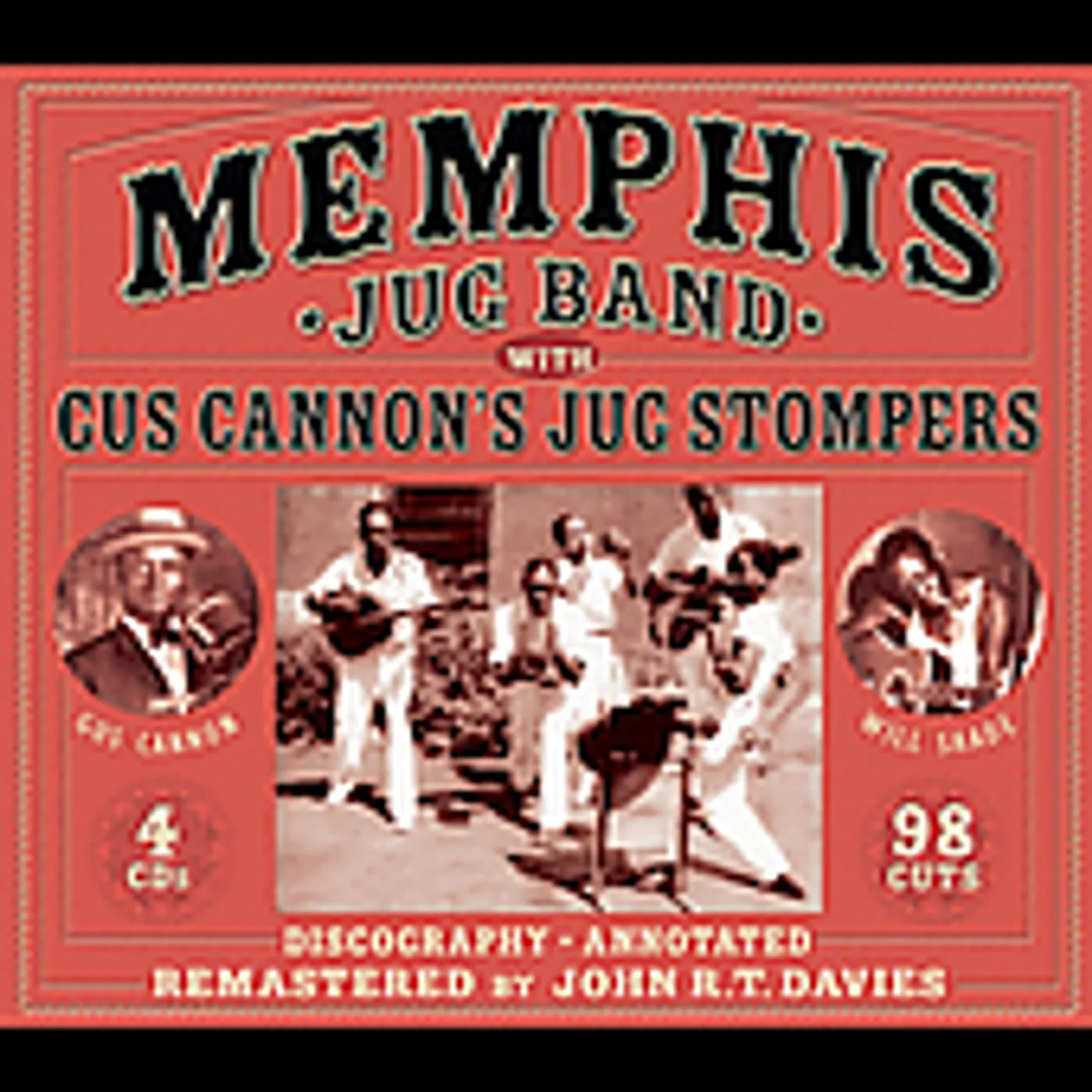 Memphis Jug Band GUS CANNON'S JUG STOMPERS CD