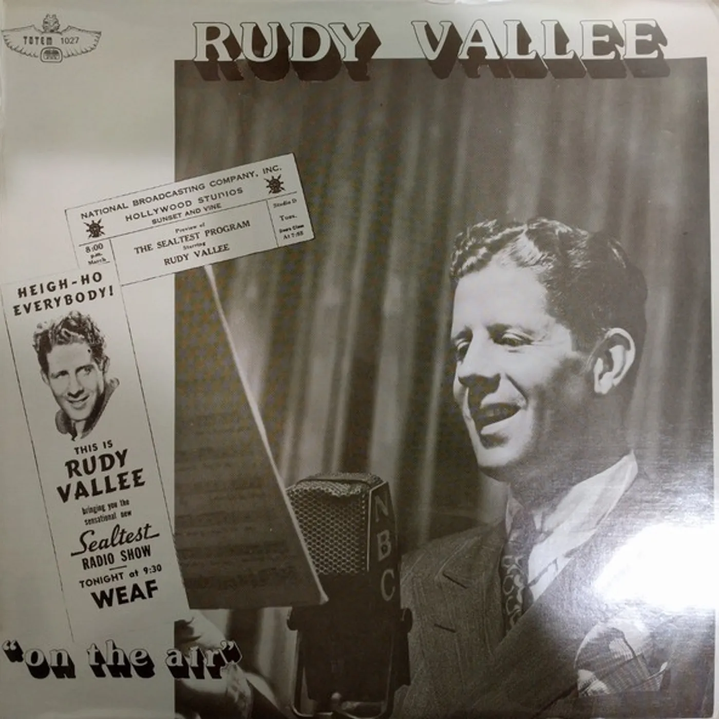Rudy Vallee On The Air: Seal Test Program 1940 1942 Vinyl Record