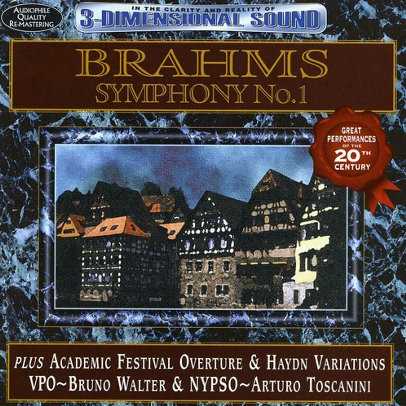 Bruno Walter BRAHMS: SYMPHONY 1 CD