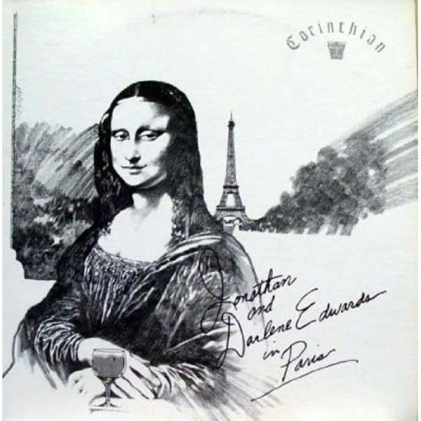 Jonathan & Darlene Edwards JONATHAN & DARLENE IN PARIS (Vinyl)